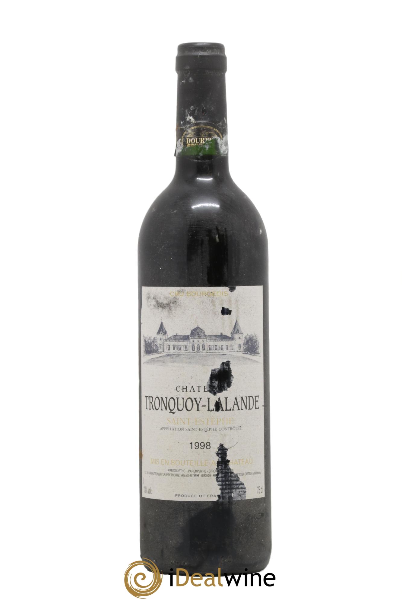 Château Tronquoy Lalande 1998 - Posten von 1 Flasche - 0