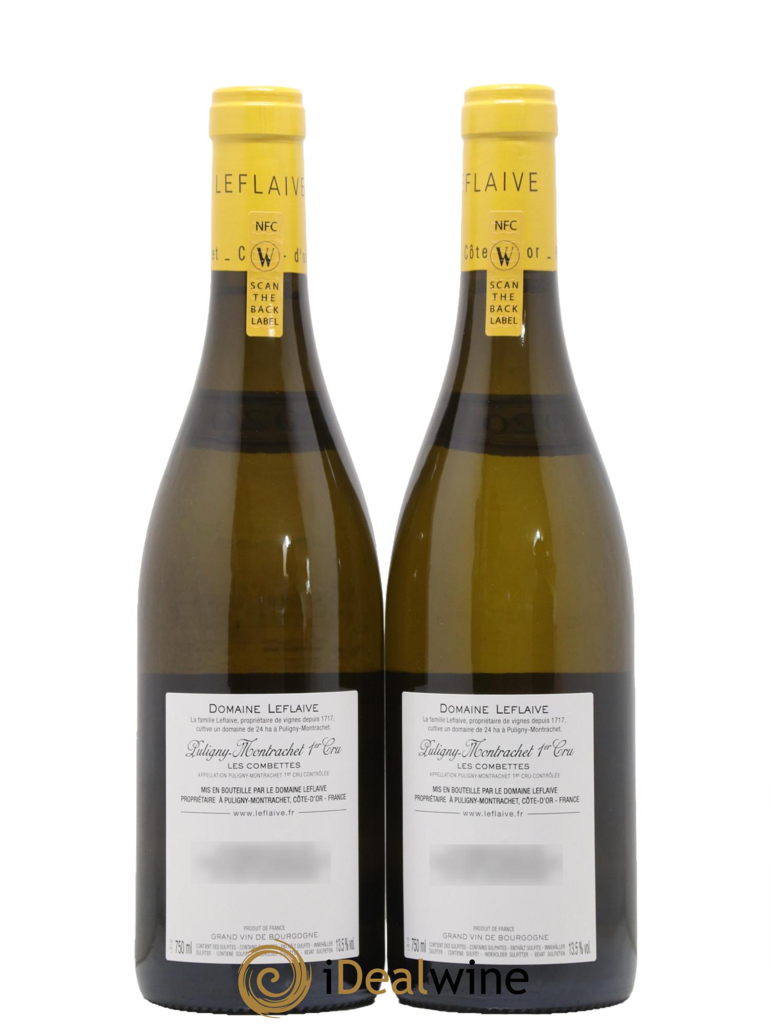 Puligny-Montrachet 1er Cru Les Combettes Leflaive (Domaine) 2020 - Lot of 2 bottles - 1