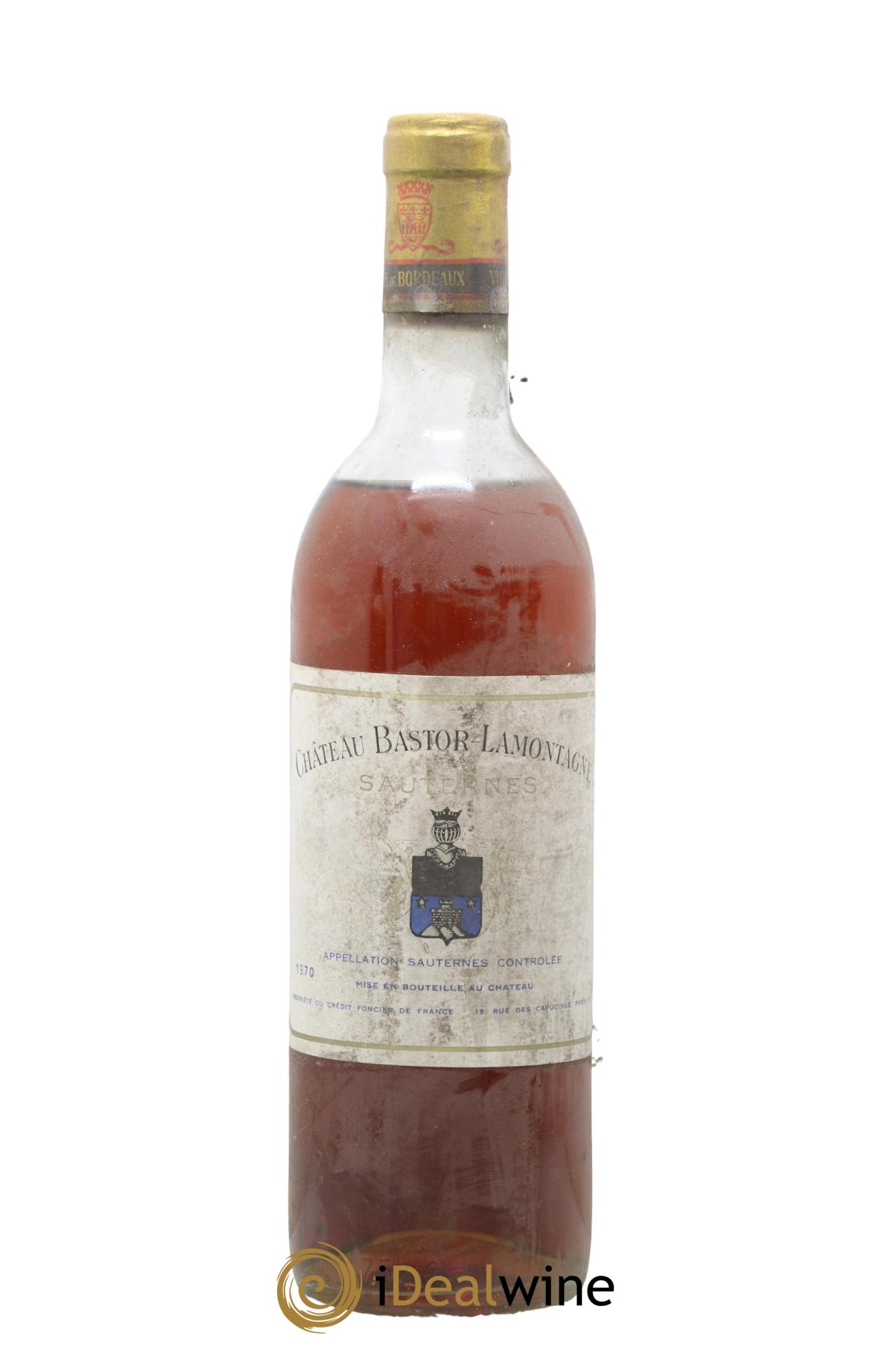 Château Bastor Lamontagne  1970 - Lot de 1 bouteille - 0