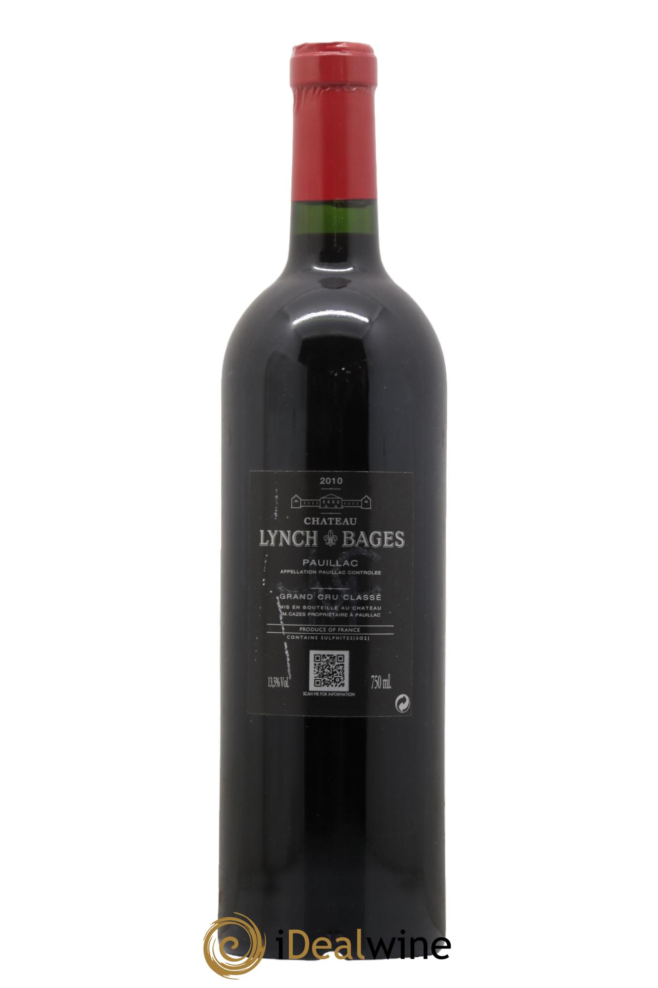 Château Lynch Bages 5ème Grand Cru Classé 2010 - Lot de 1 bouteille - 1