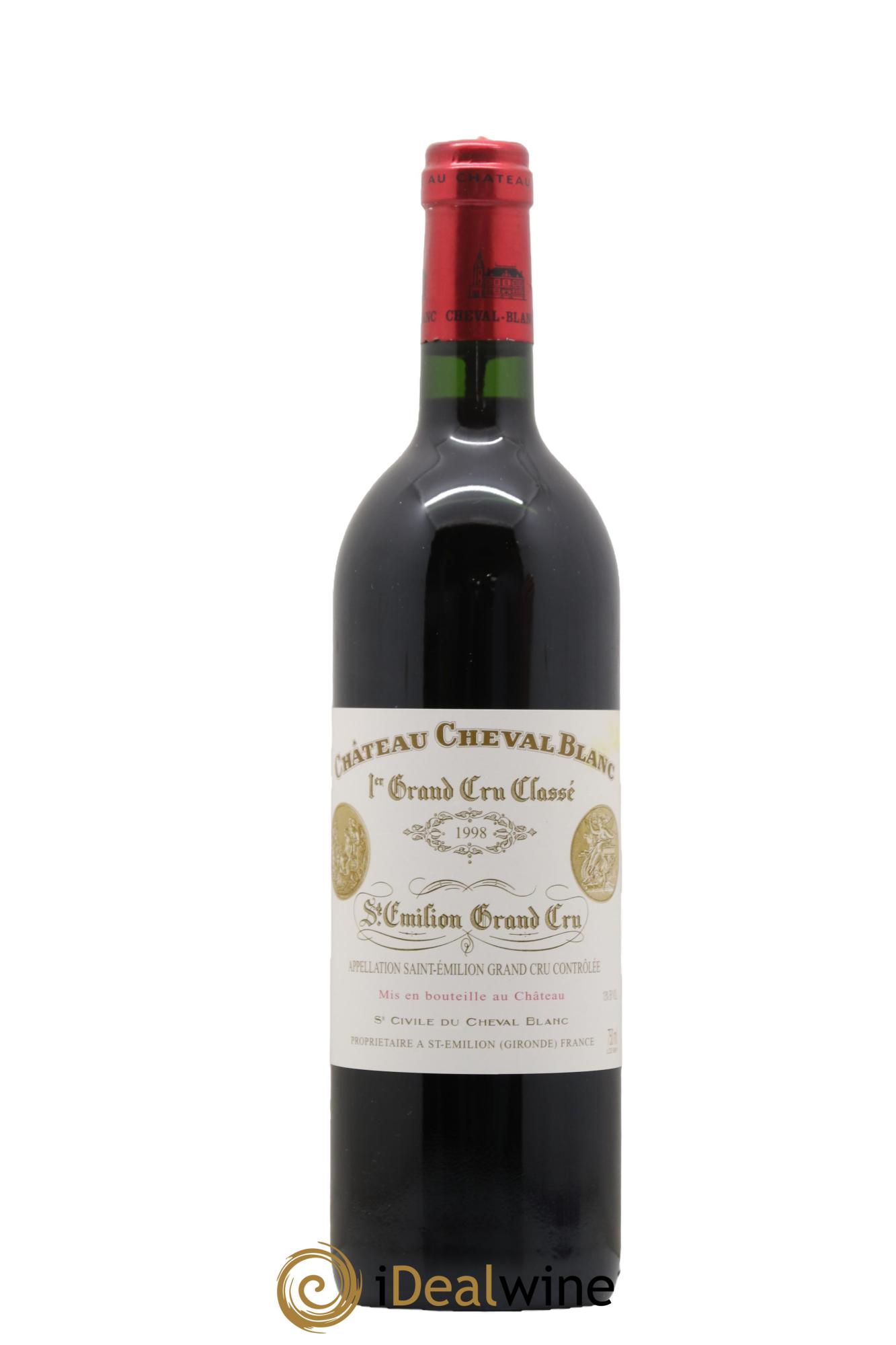 Château Cheval Blanc 1er Grand Cru Classé A 1998 - Lotto di 1 bottiglia - 0