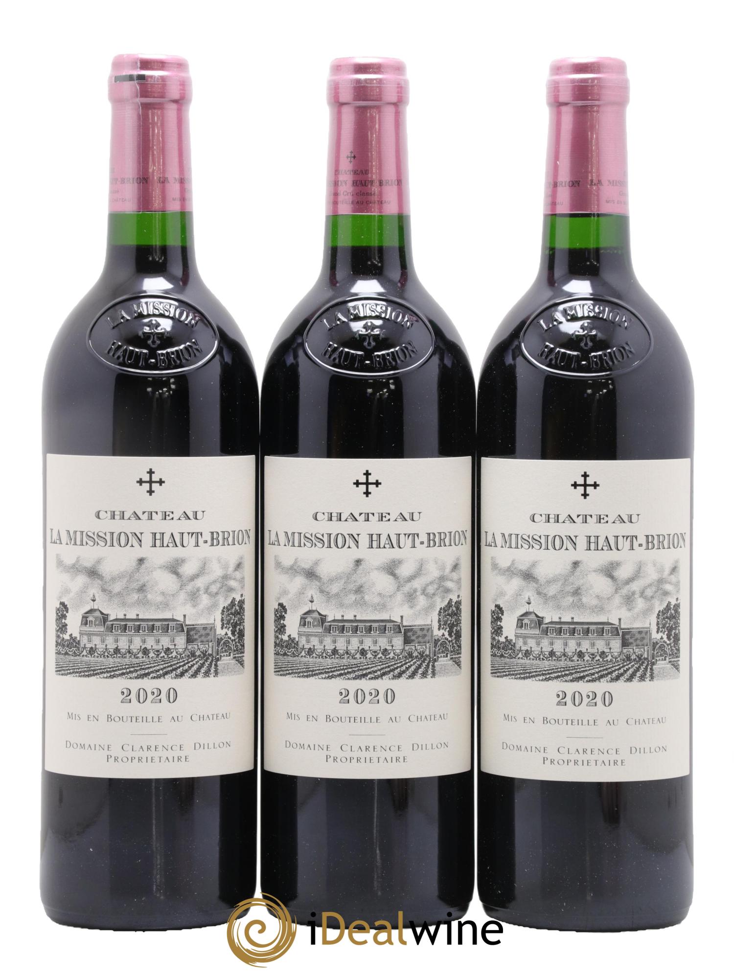 Château la Mission Haut-Brion Cru Classé de Graves 2020 - Lot of 6 bottles - 1