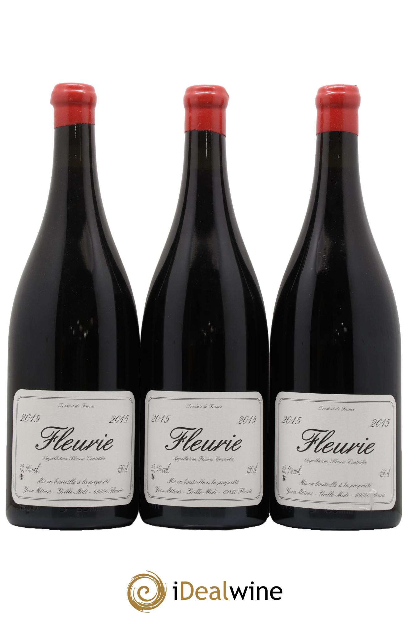 Fleurie Vieilles vignes Yvon Métras 2015 - Lotto di 3 magnum - 0