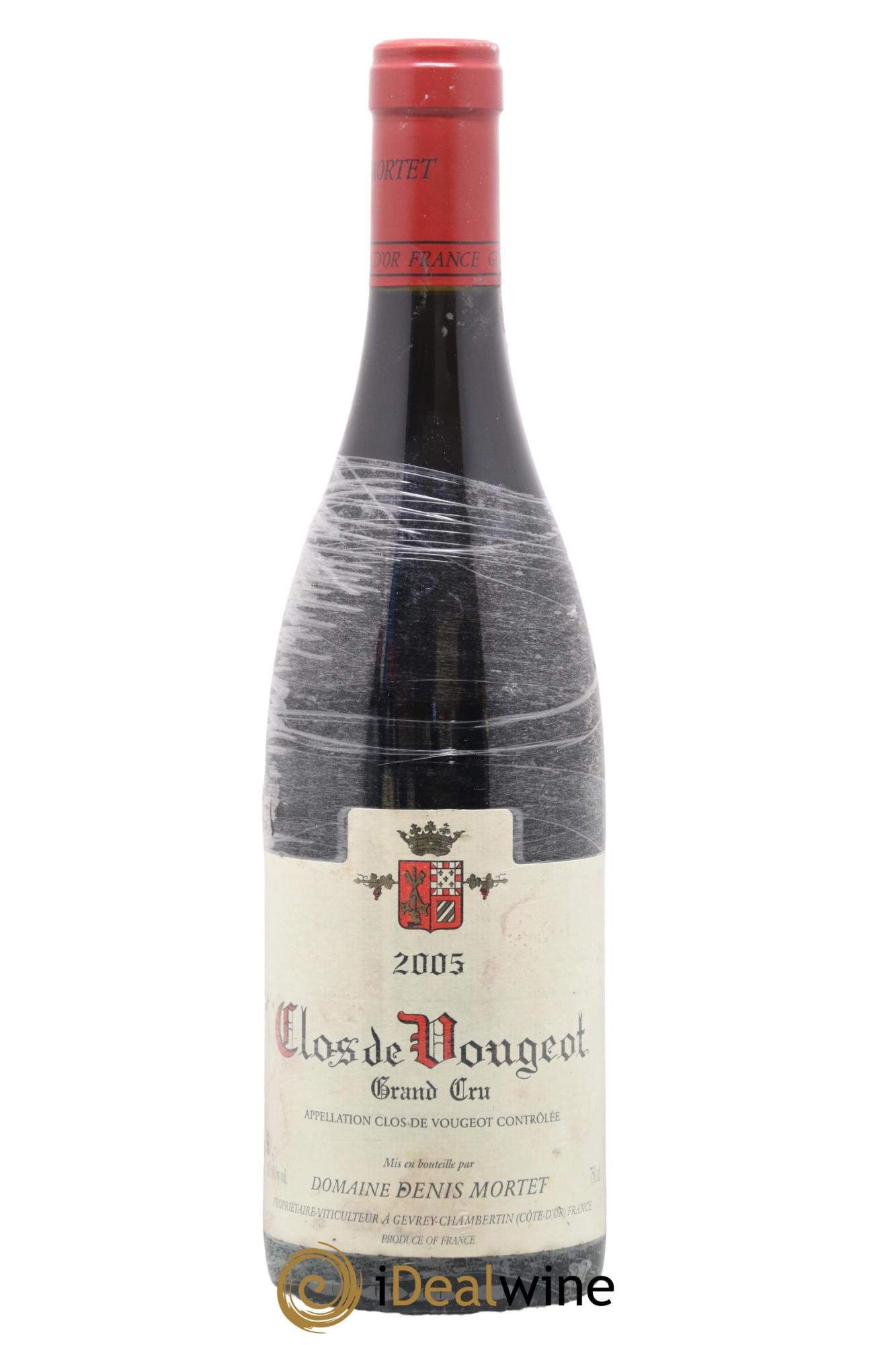 Clos de Vougeot Grand Cru Denis Mortet (Domaine) 2005 - Lot de 1 bouteille - 0