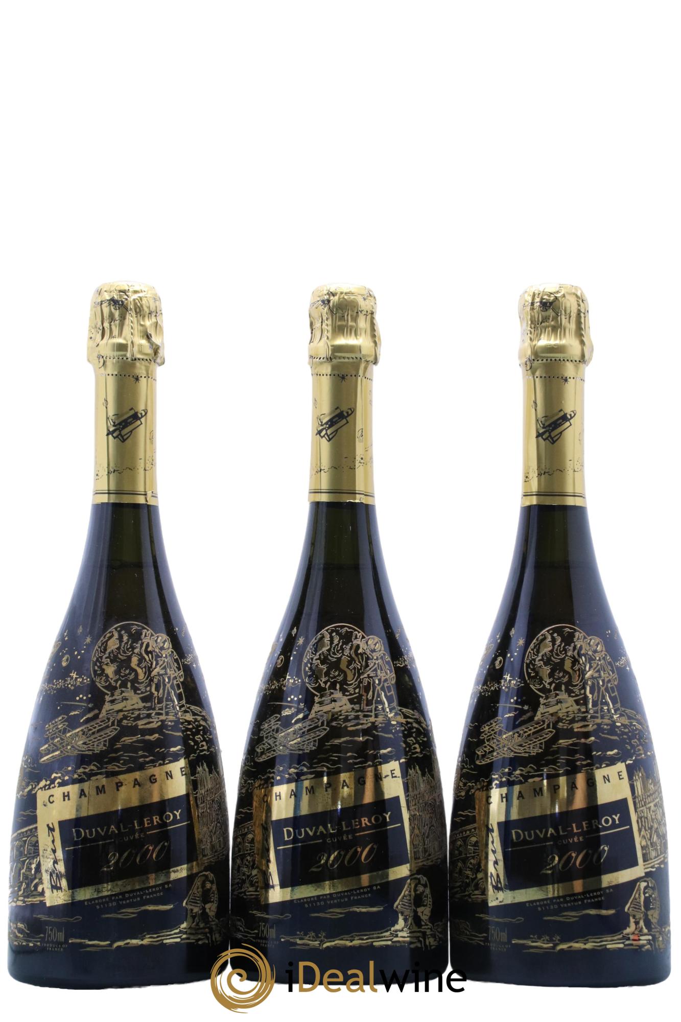 Brut Millésimé Duval-Leroy  2000 - Lot de 3 bouteilles - 0