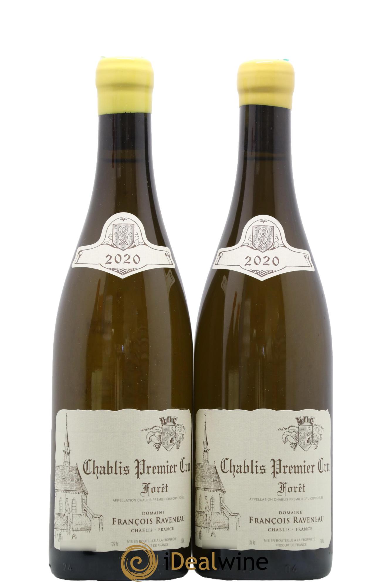 Chablis 1er Cru Forêt Raveneau (Domaine)  2020 - Lot de 2 bouteilles - 0