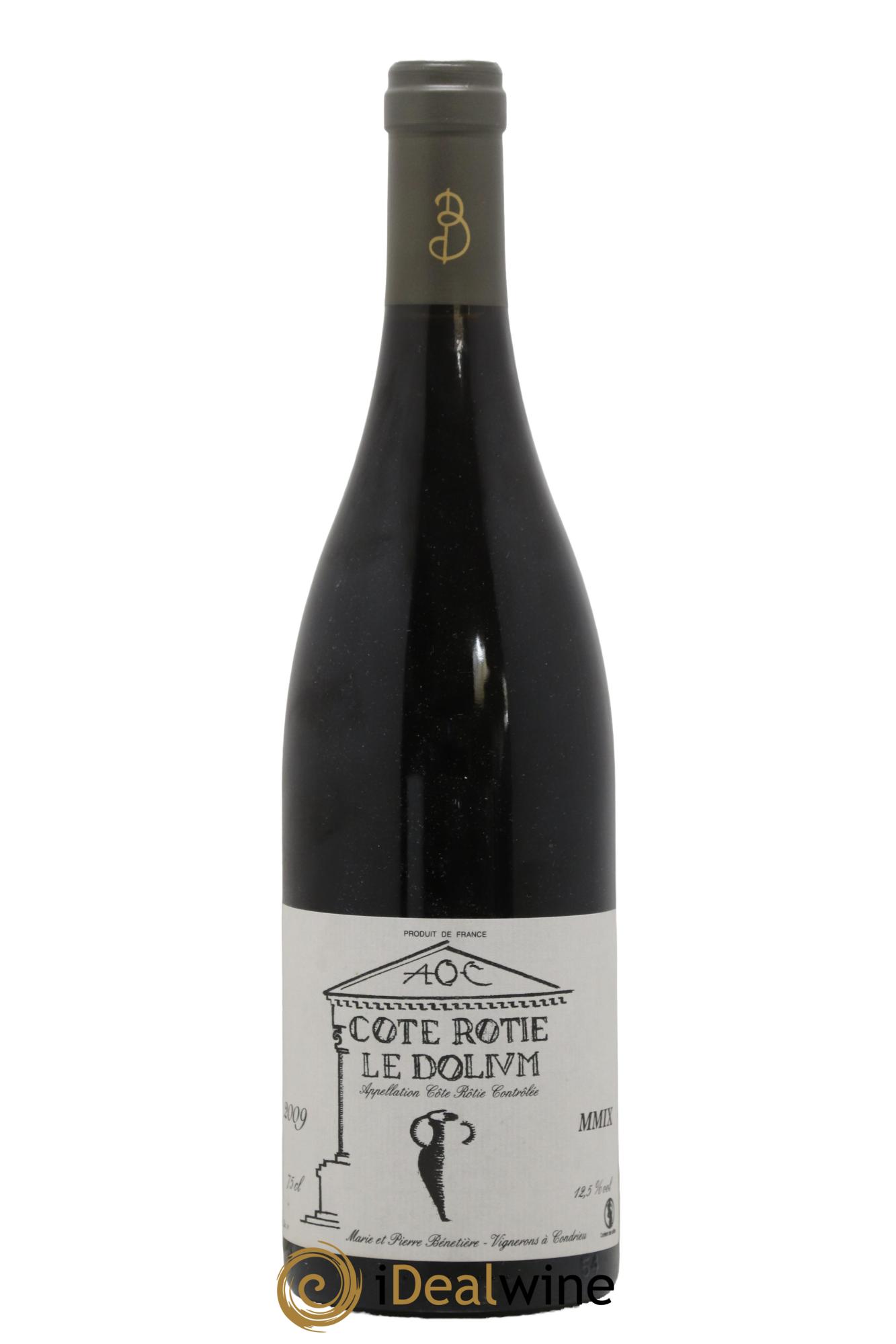 Côte-Rôtie Le Dolium Marie et Pierre Bénetière (Domaine)  2009 - Lotto di 1 bottiglia - 0