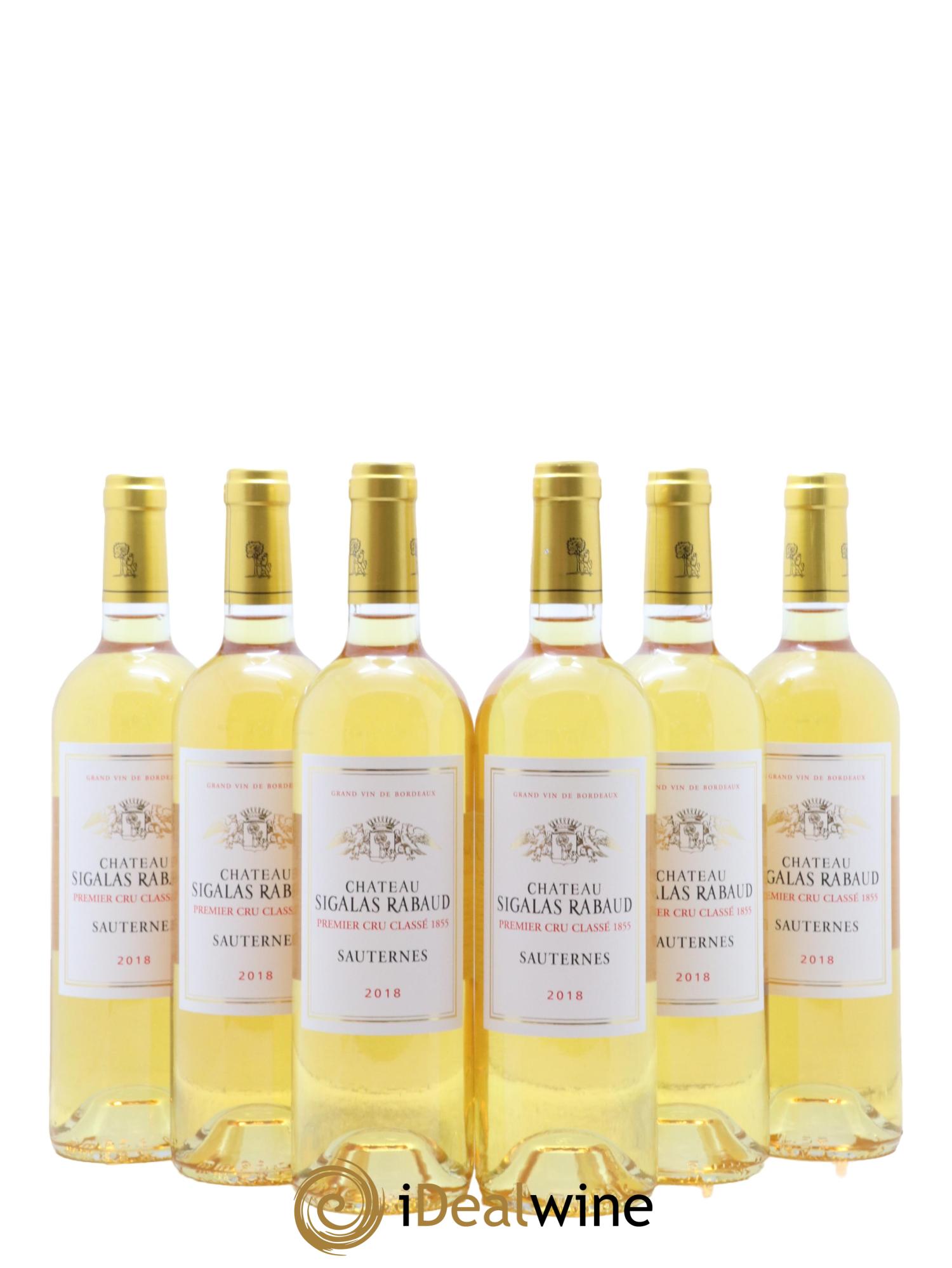 Château Sigalas Rabaud 1er Grand Cru Classé  2018 - Lot de 6 bouteilles - 0