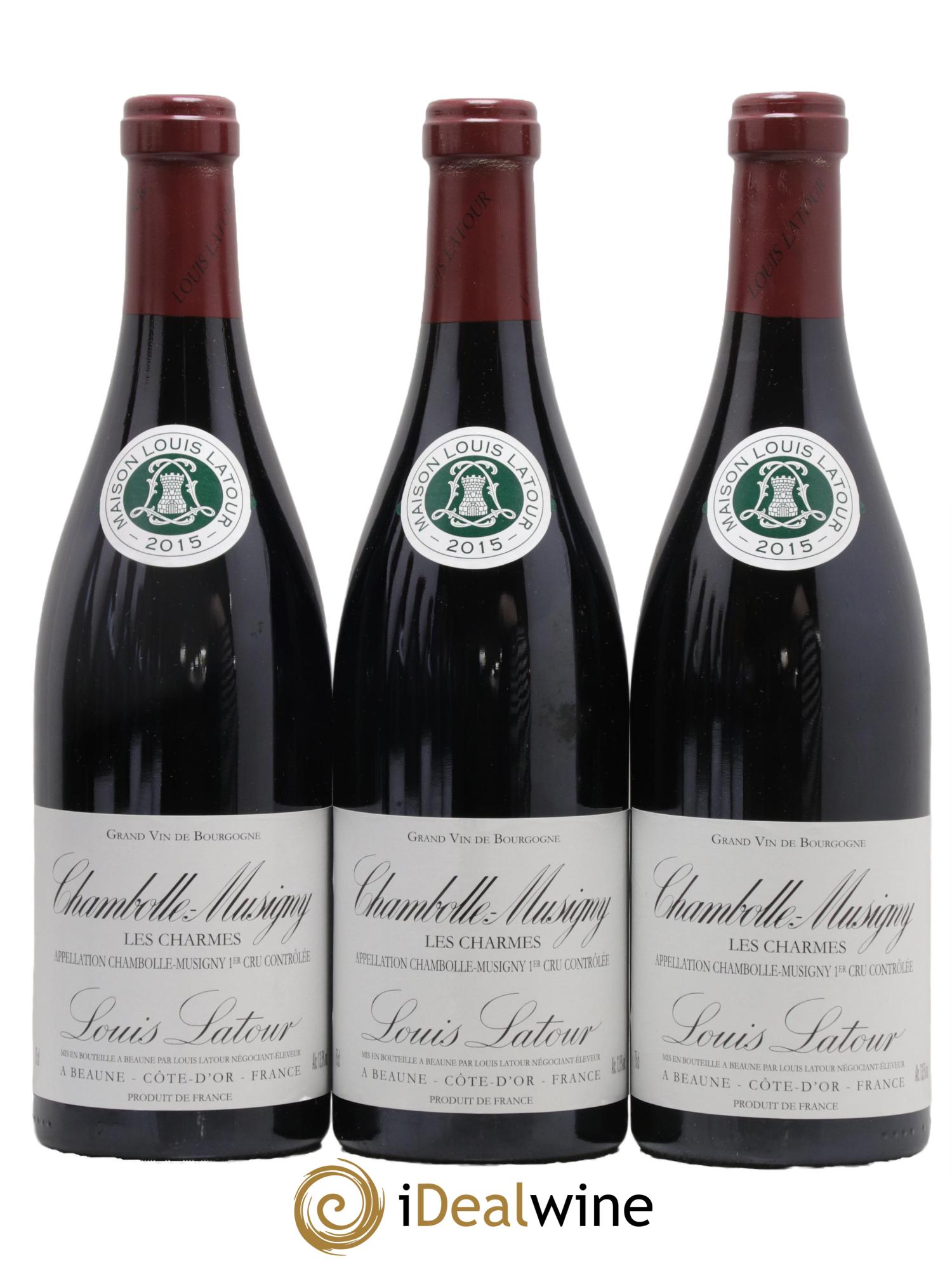 Chambolle-Musigny 1er Cru Les Charmes Louis Latour 2015 - Lot de 12 bouteilles - 2