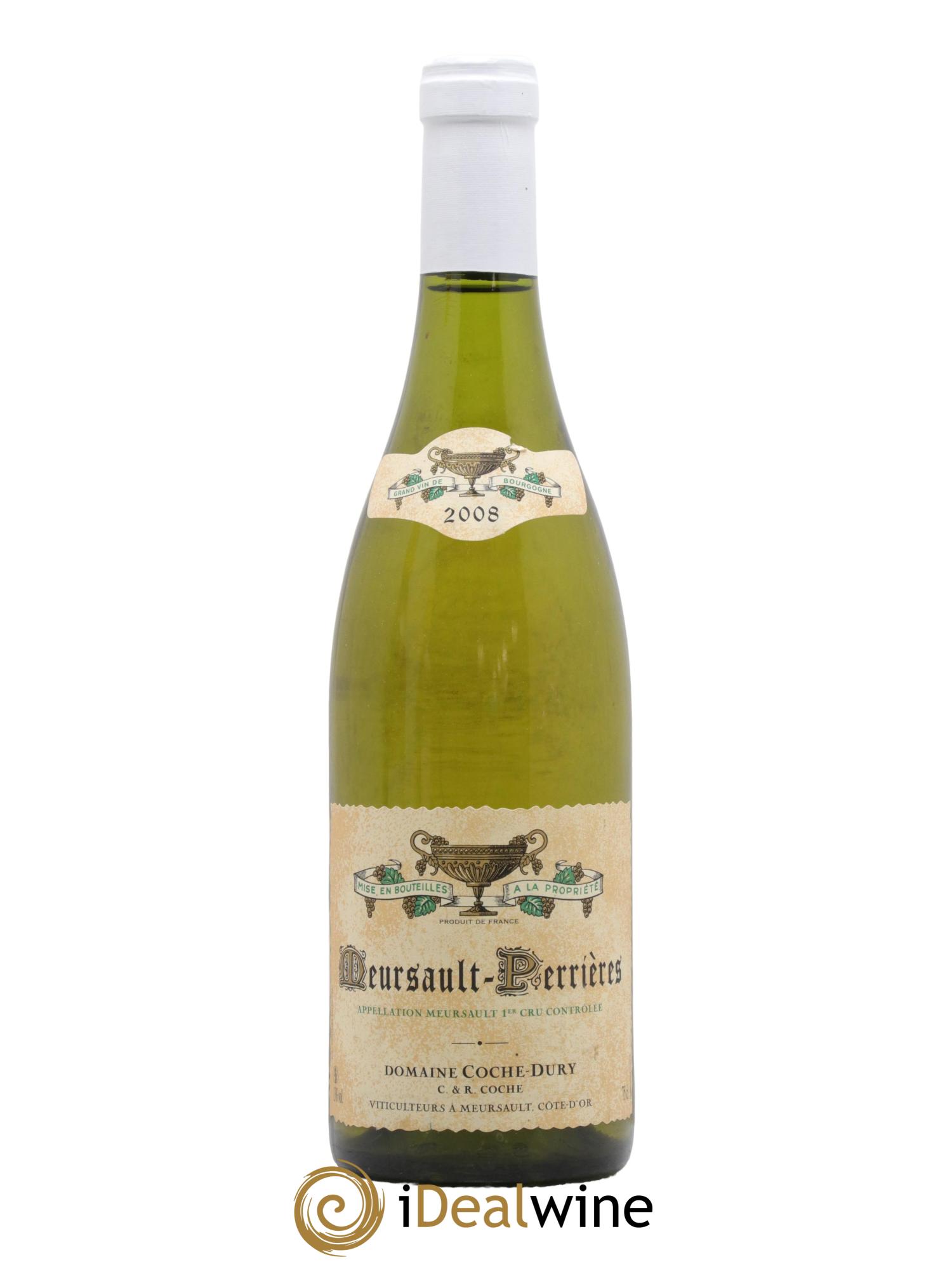 Meursault 1er Cru Perrières Coche Dury (Domaine)  2008 - Lot of 1 bottle - 0