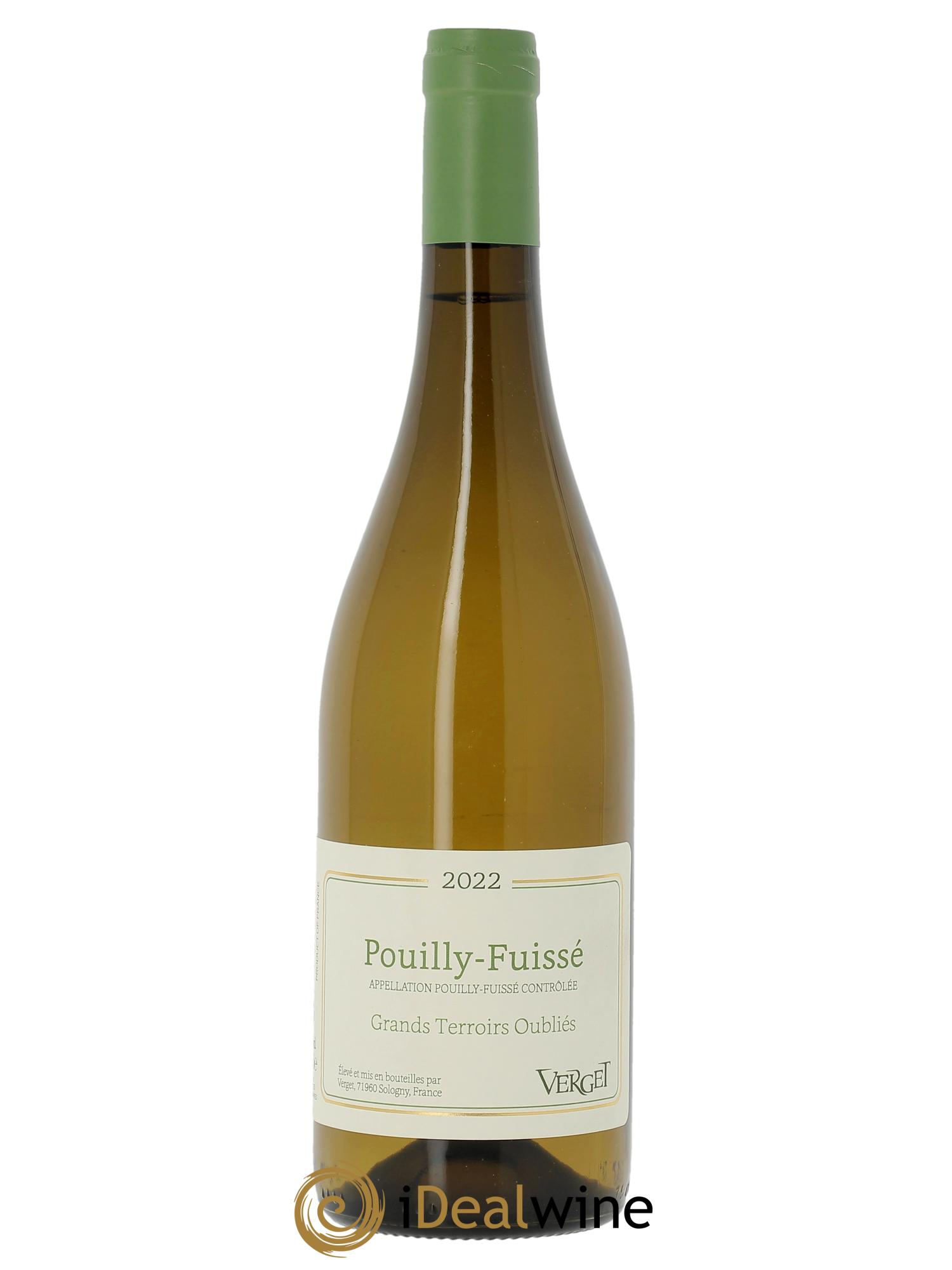 Pouilly-Fuissé Les Grands Terroirs oubliés Verget  2022 - Lot de 1 bouteille - 0