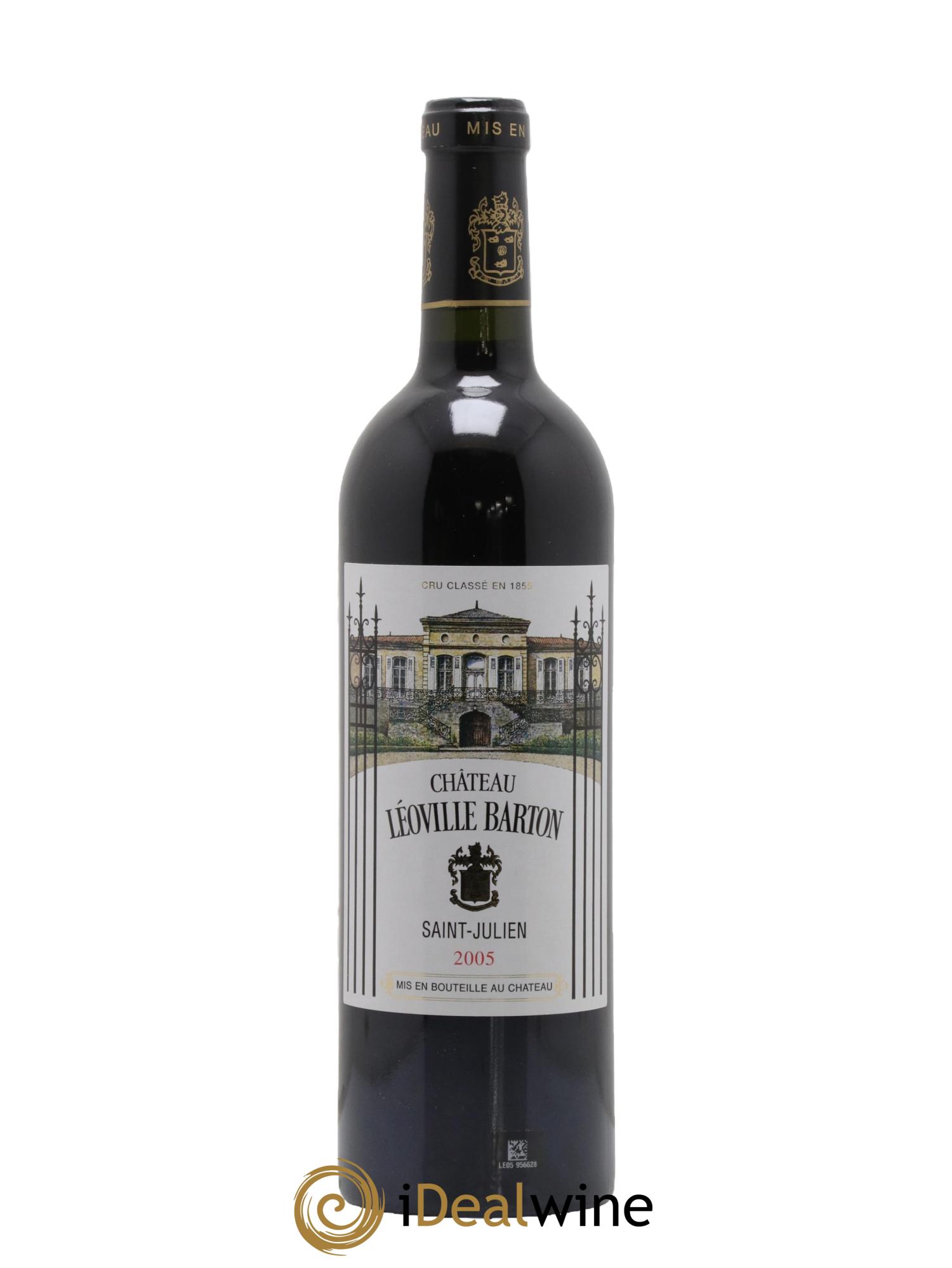 Château Léoville Barton 2ème Grand Cru Classé 2005 - Lot de 1 bouteille - 0