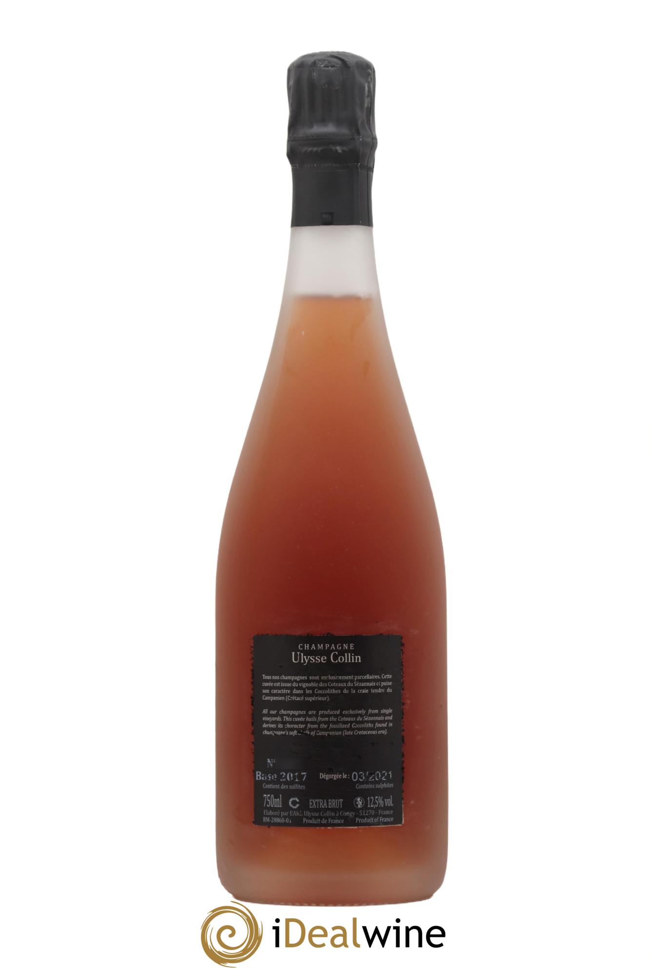 Les Maillons Extra Brut Rosé de Saignée Ulysse Collin - Lot de 1 bouteille - 1