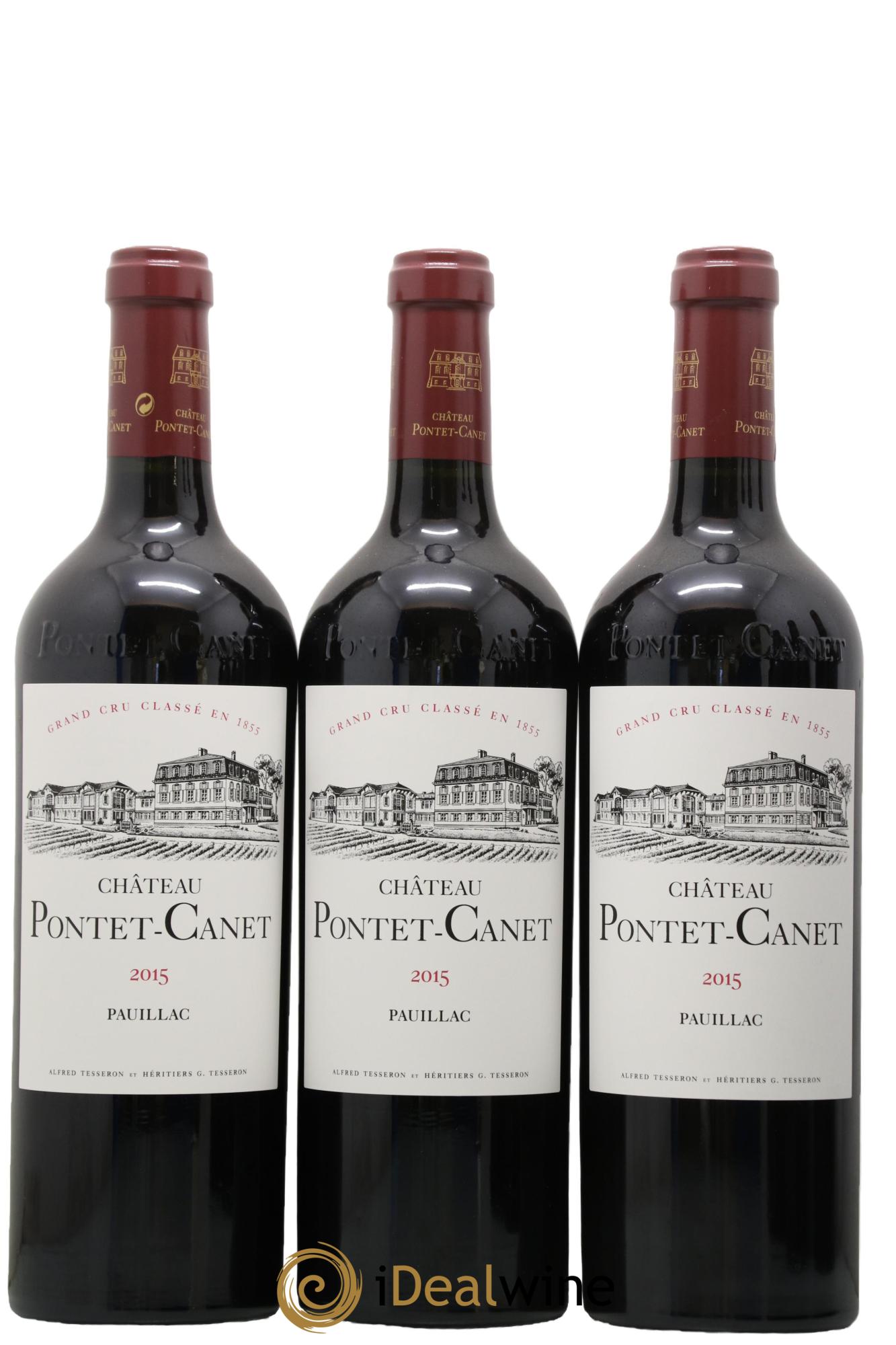 Château Pontet Canet 5ème Grand Cru Classé 2015 - Lotto di 6 bottiglie - 1