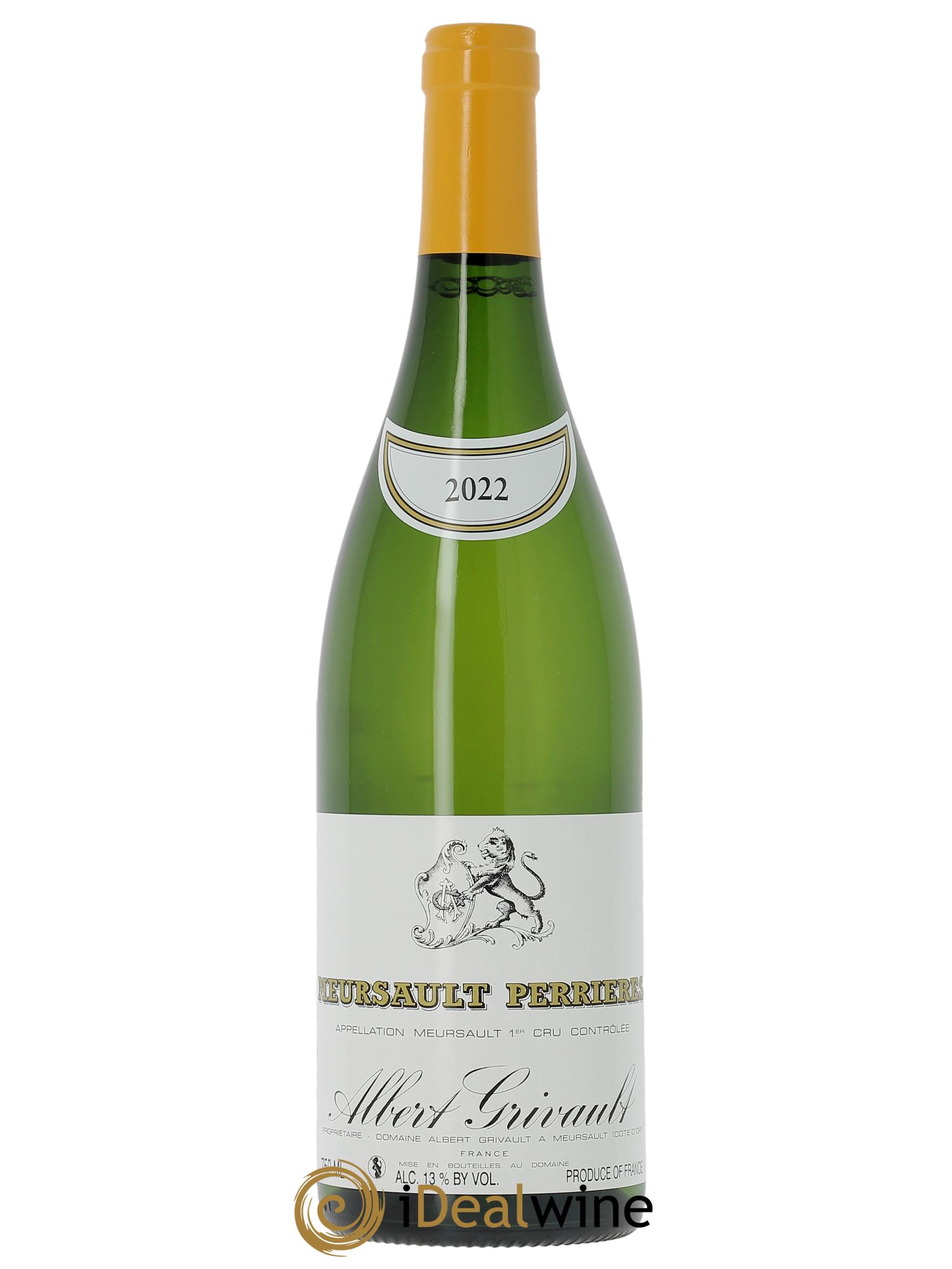 Meursault 1er Cru Perrières Albert Grivault  2022 - Lotto di 1 bottiglia - 0