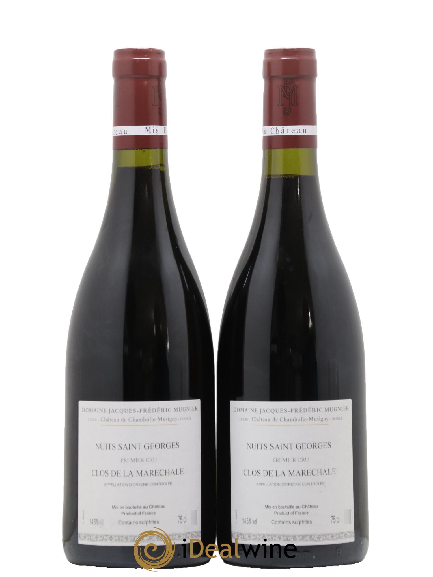 Nuits Saint-Georges 1er Cru Clos de La Maréchale Jacques-Frédéric Mugnier 2020 - Lotto di 2 bottiglie - 1