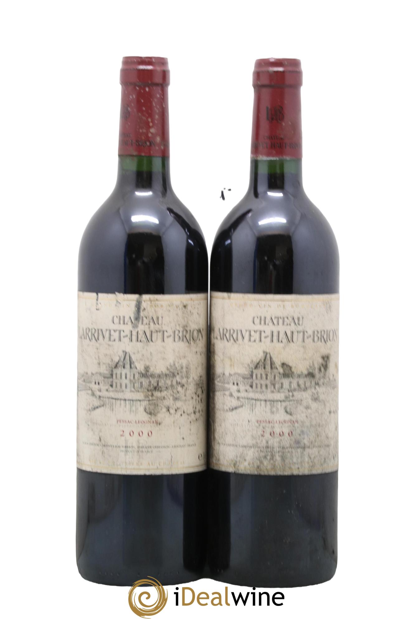 Château Larrivet Haut-Brion 2000 - Lot de 2 bouteilles - 0