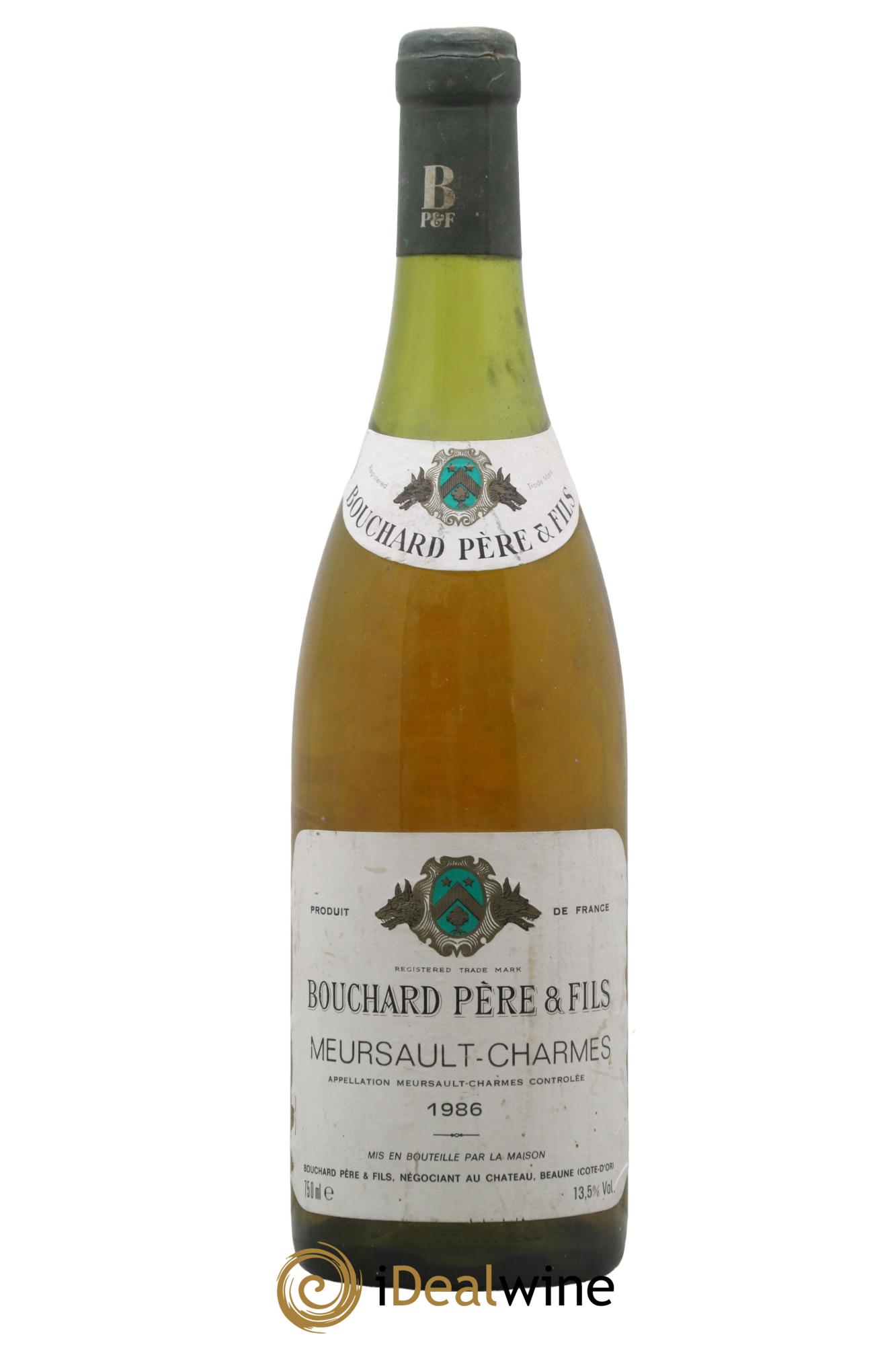 Meursault 1er Cru Charmes Bouchard Père & Fils 1986 - Lotto di 1 bottiglia - 0