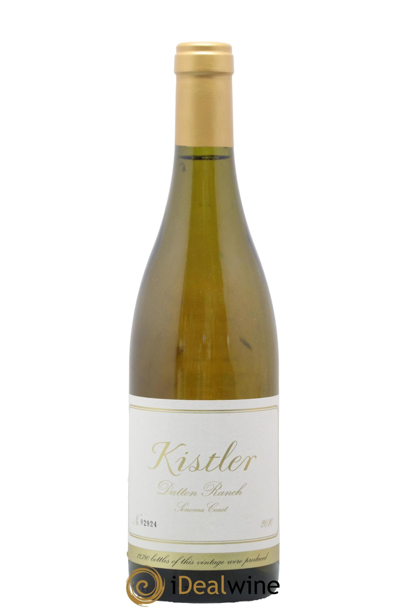 Sonoma Coast Chardonnay Dutton Ranch Kistler  2010 - Lot de 1 bouteille - 0