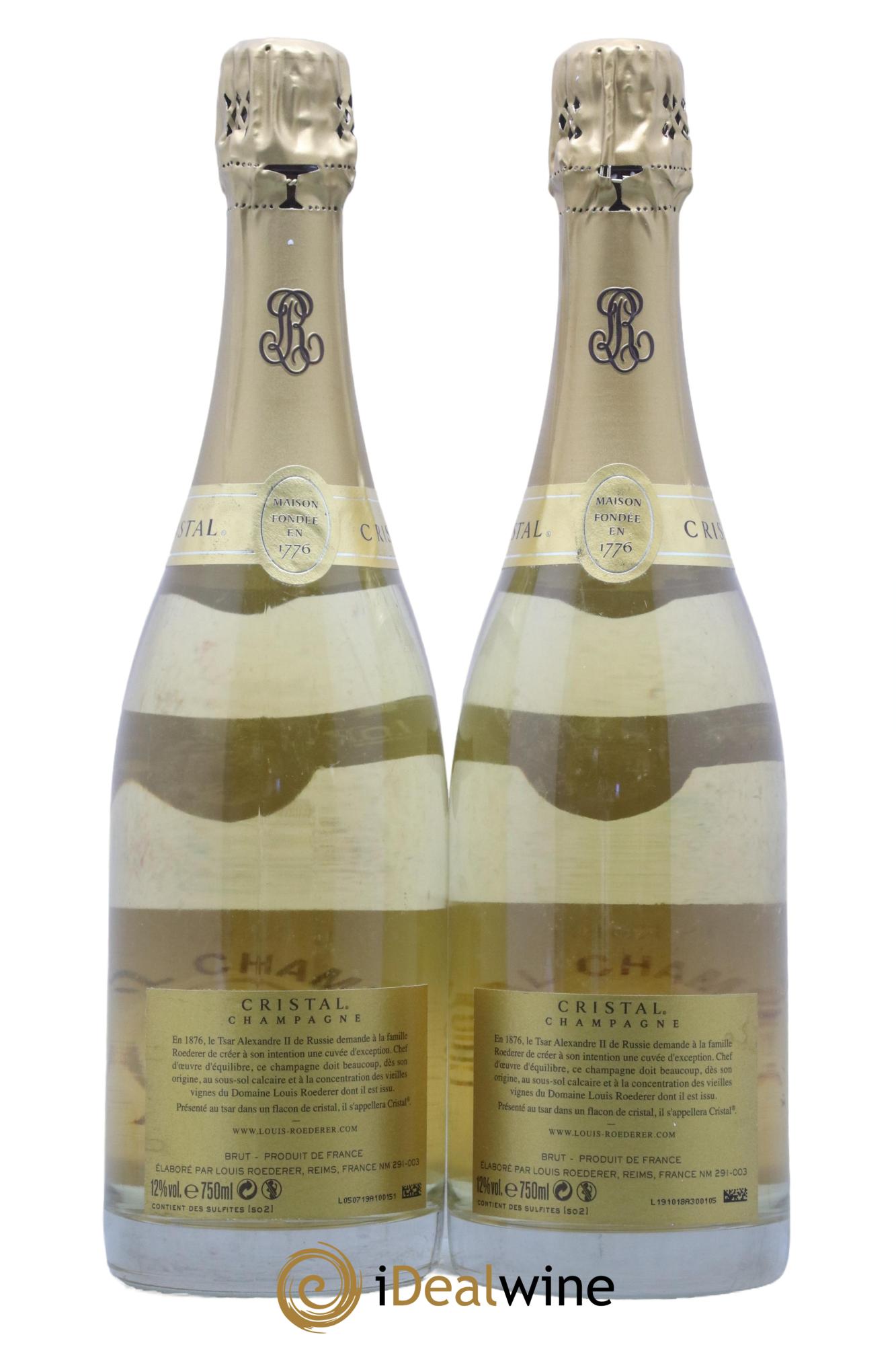 Cristal Louis Roederer 2008 - Lotto di 2 bottiglie - 1