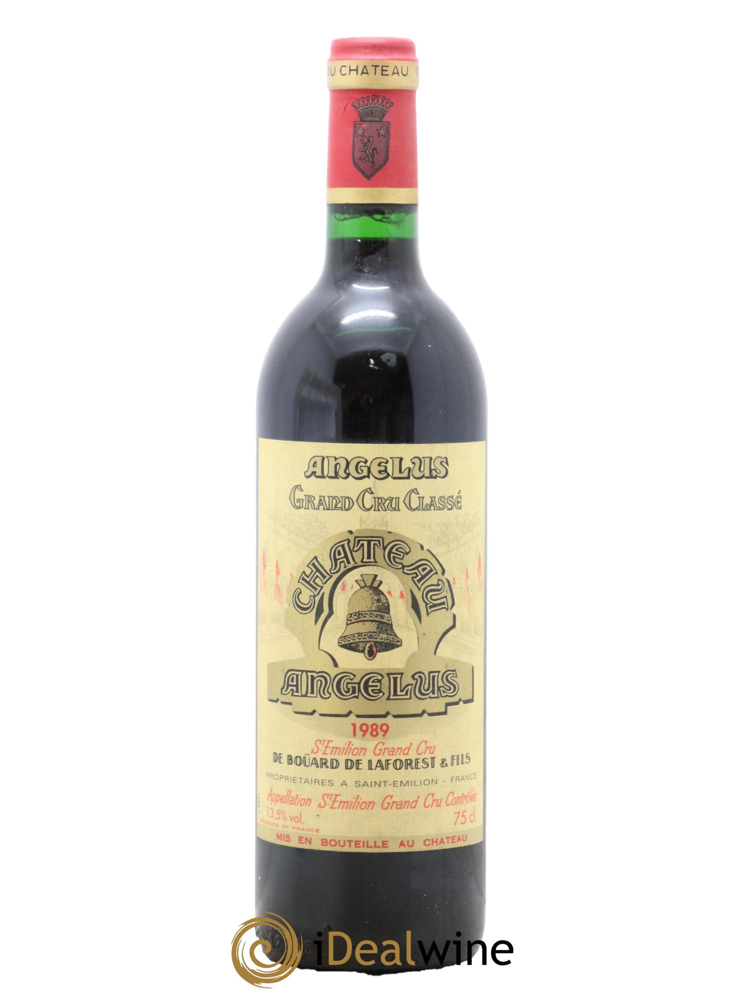 Château Angélus 1er Grand Cru Classé A  1989 - Lot de 1 bouteille - 0