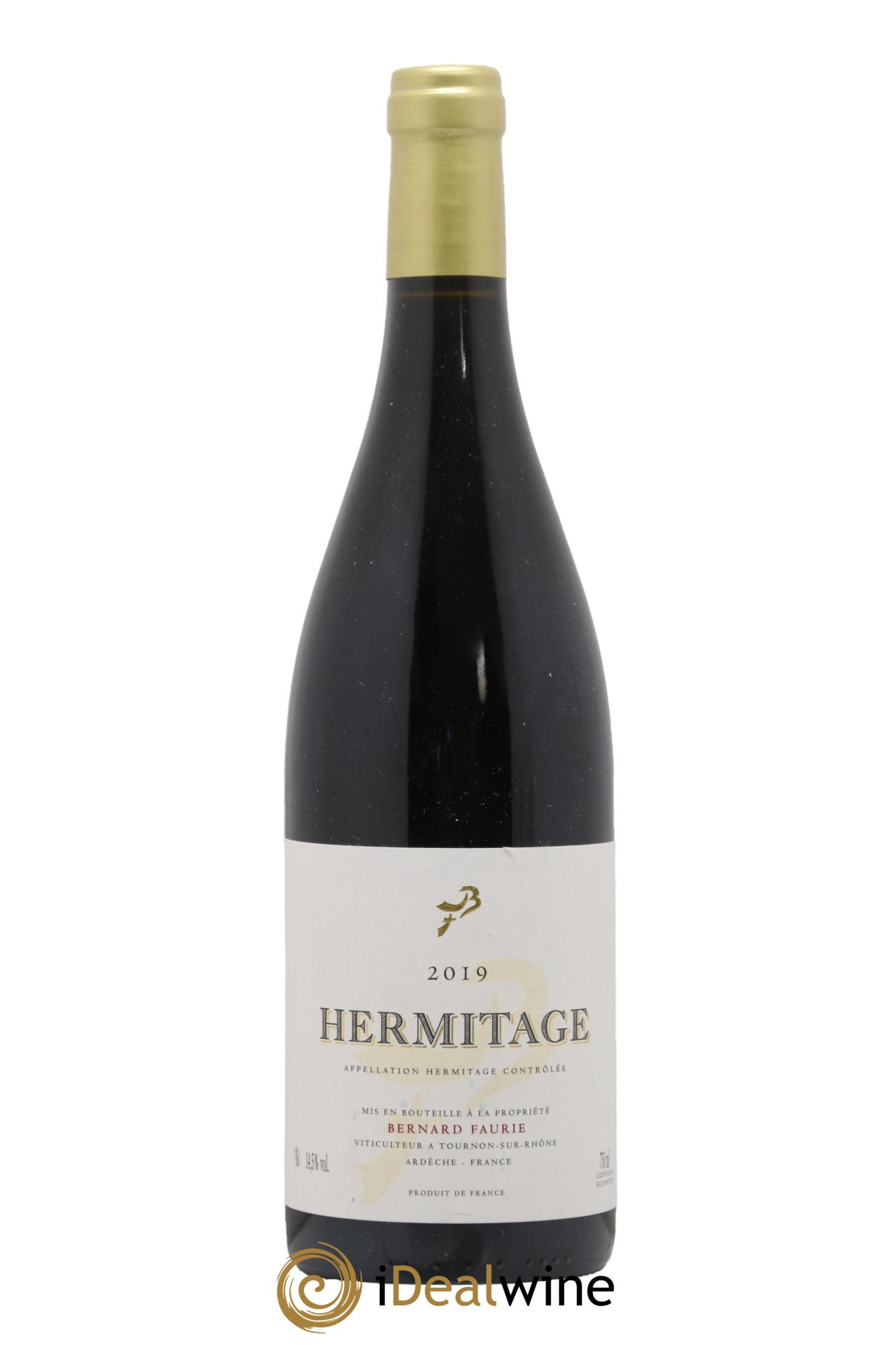 Hermitage Bessards Méal (capsule dorée) Bernard Faurie 2019 - Lot de 1 bouteille - 0