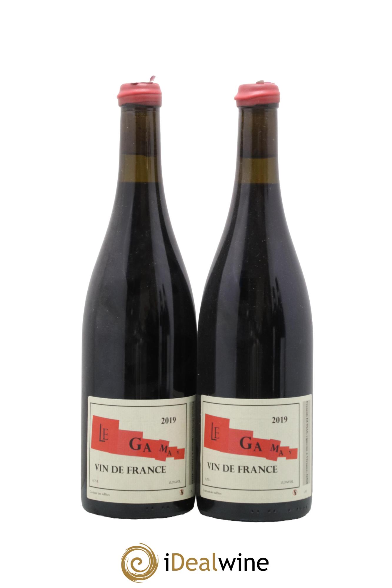 Vin de France Le Gamay François Dumas 2019 - Posten von 2 Flaschen - 0