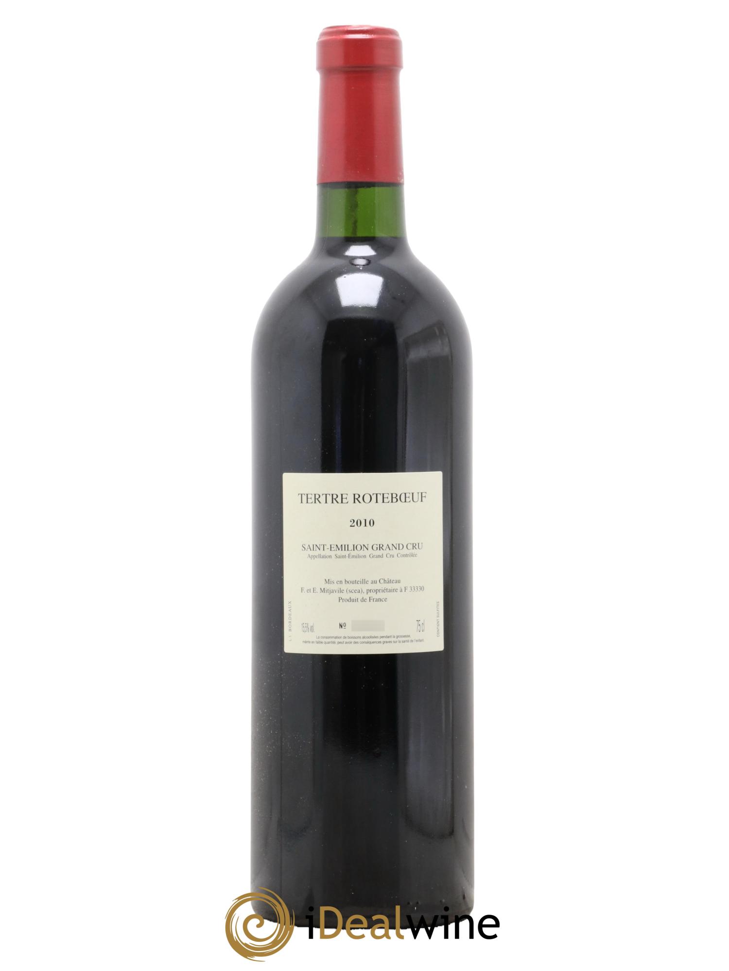 Château Tertre Roteboeuf 2010 - Lot de 1 bouteille - 1