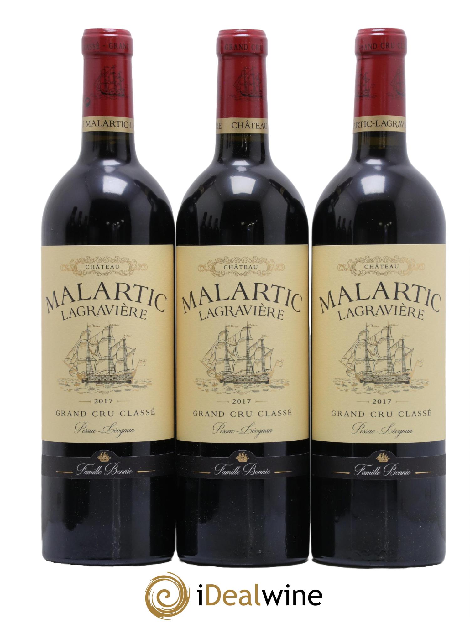 Château Malartic-Lagravière Cru Classé de Graves  2017 - Lotto di 6 bottiglie - 1