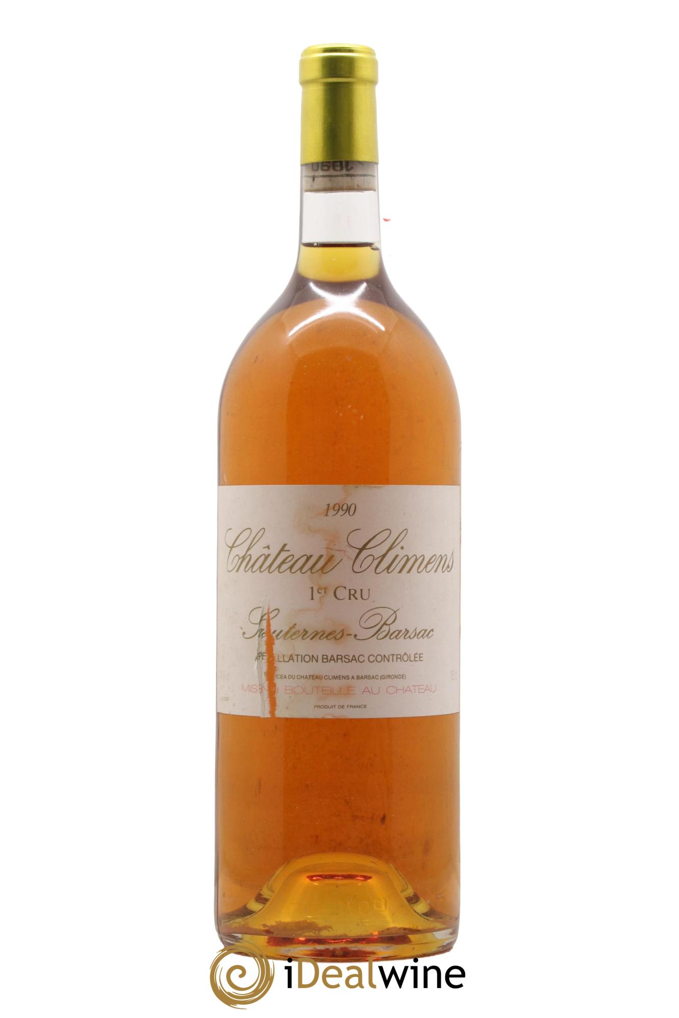 Château Climens 1er Grand Cru Classé 1990 - Lot de 1 magnum - 0