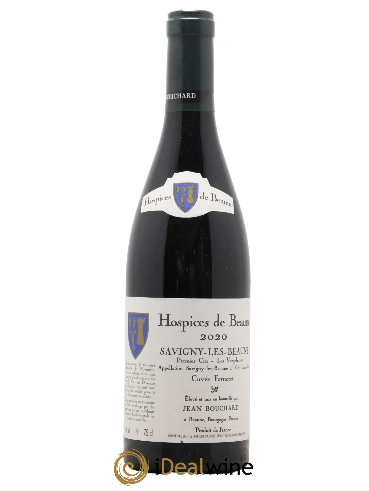 Savigny-lès-Beaune 1er Cru Les Vergelesses Hospices de Beaune Cuvée Forneret Domaine Jean Bouchard 2020 - Lot of 1 bottle - 0