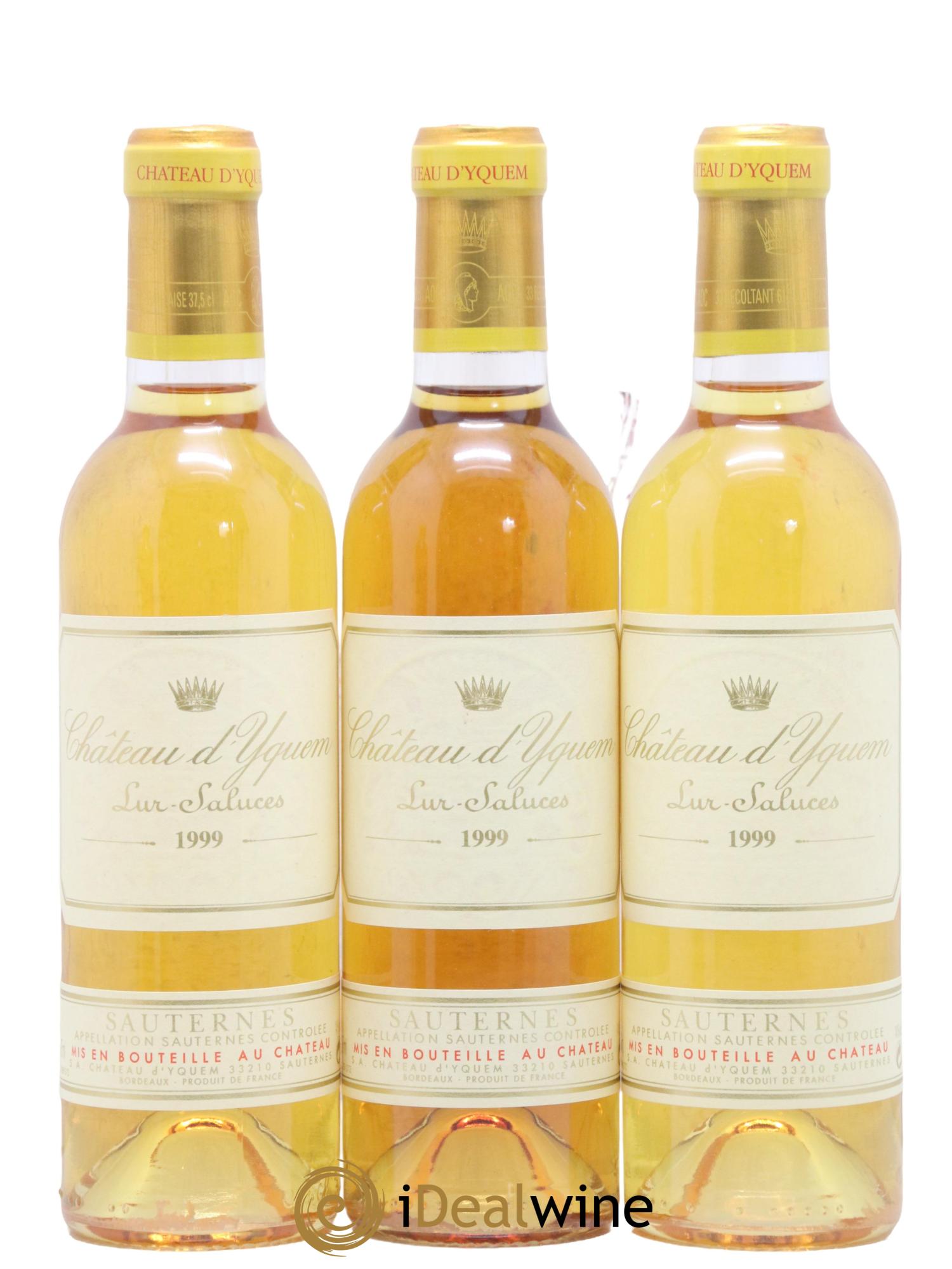 Château d' Yquem 1er Cru Classé Supérieur 1999 - Lotto di 12 mezze bottiglie - 1