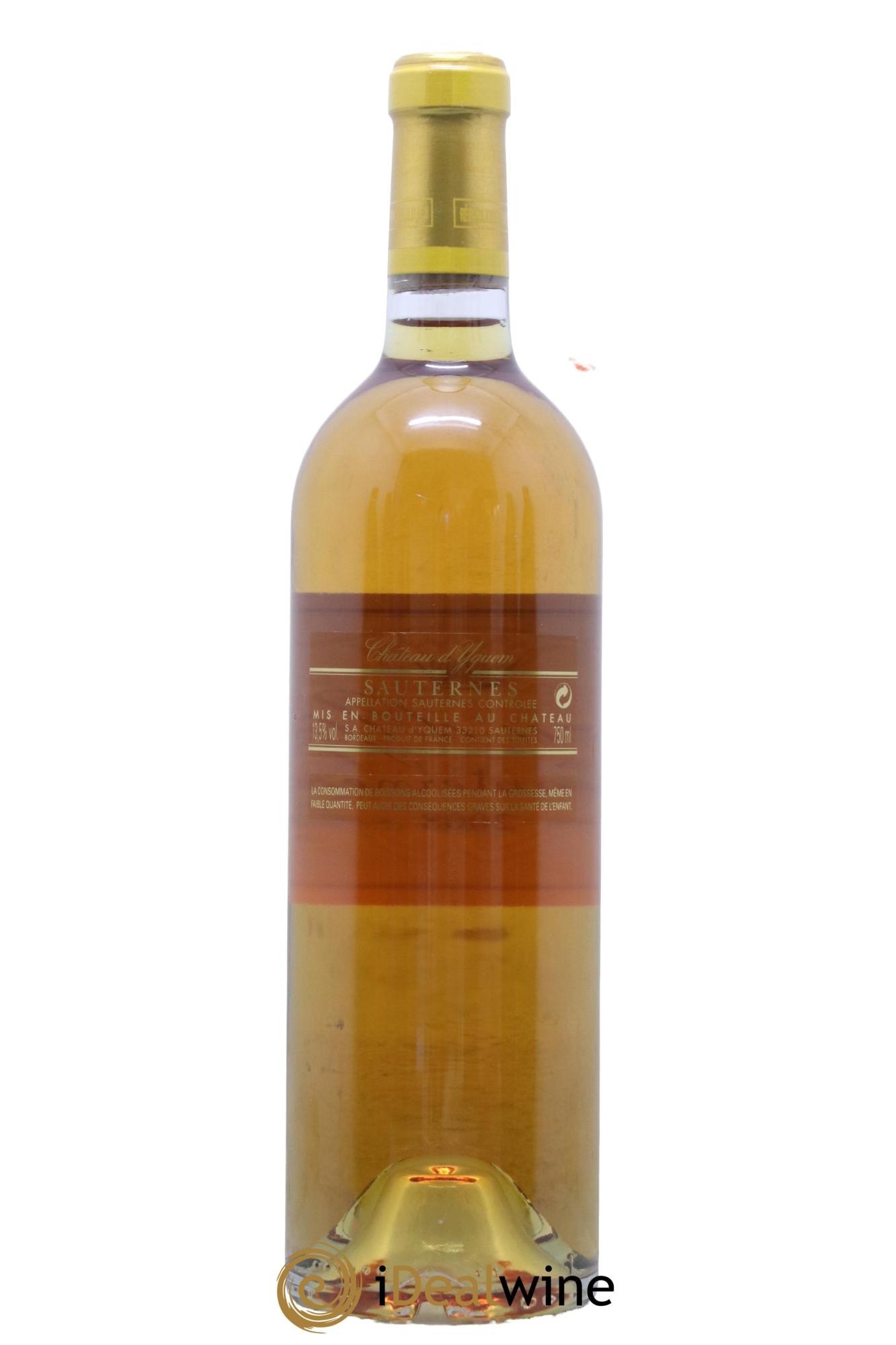 Château d' Yquem 1er Cru Classé Supérieur 2008 - Lot de 1 bouteille - 1