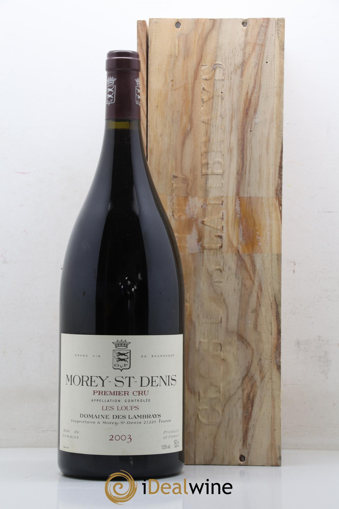 Morey Saint-Denis 1er Cru Les Loups Domaine des Lambrays 2003 - Posten von 1 Magnum - 2