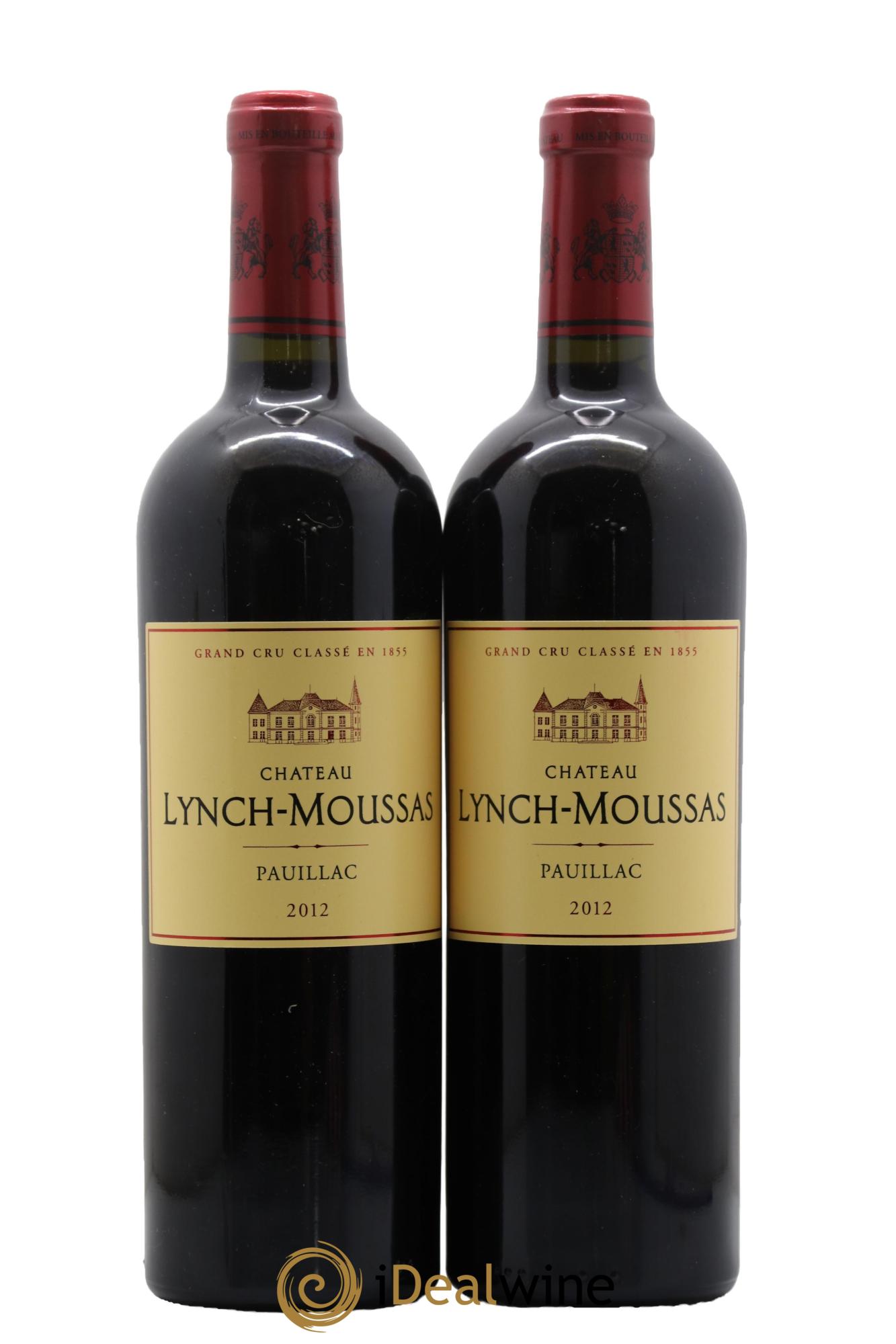 Château Lynch Moussas 5ème Grand Cru Classé 2012 - Lot de 2 bouteilles - 0