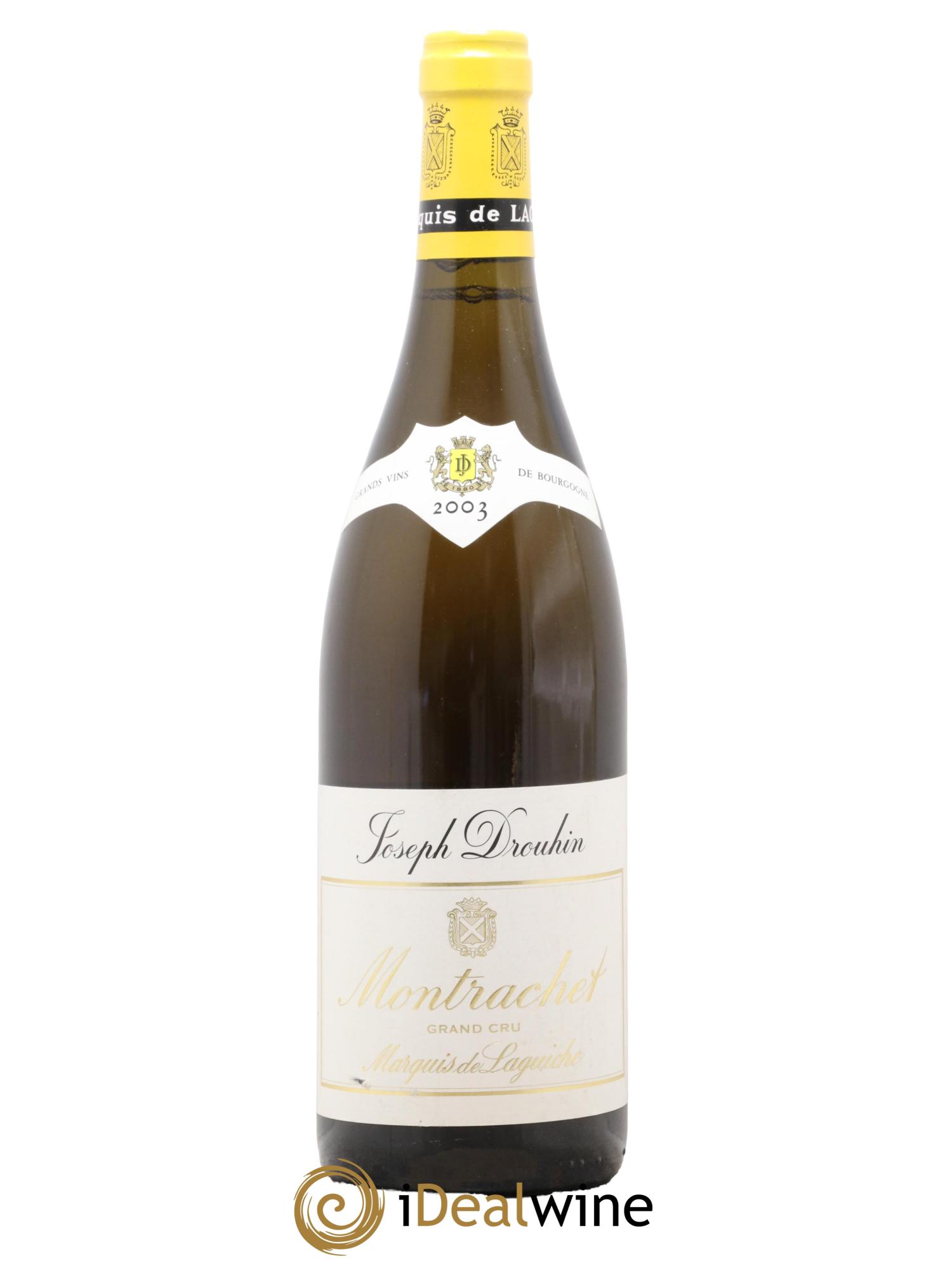 Montrachet Grand Cru Marquis de Laguiche Joseph Drouhin  2003 - Posten von 1 Flasche - 0