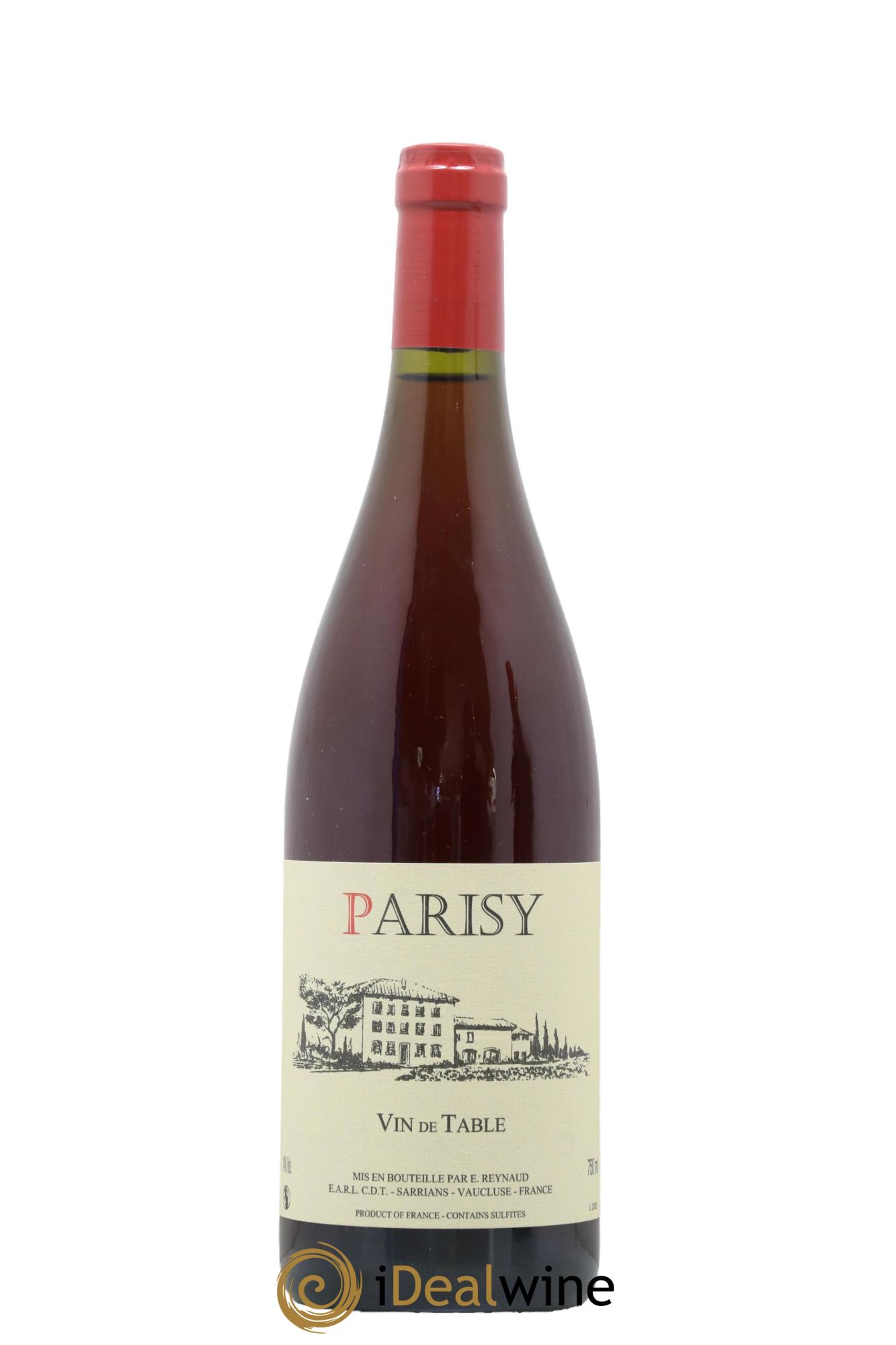 Vin de Table Parisy  Emmanuel Reynaud - Lot de 1 bouteille - 0