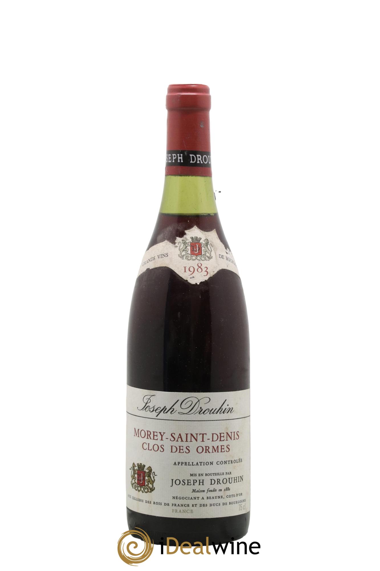 Morey Saint-Denis Clos Des Ormes Joseph Drouhin 1983 - Lotto di 1 bottiglia - 0