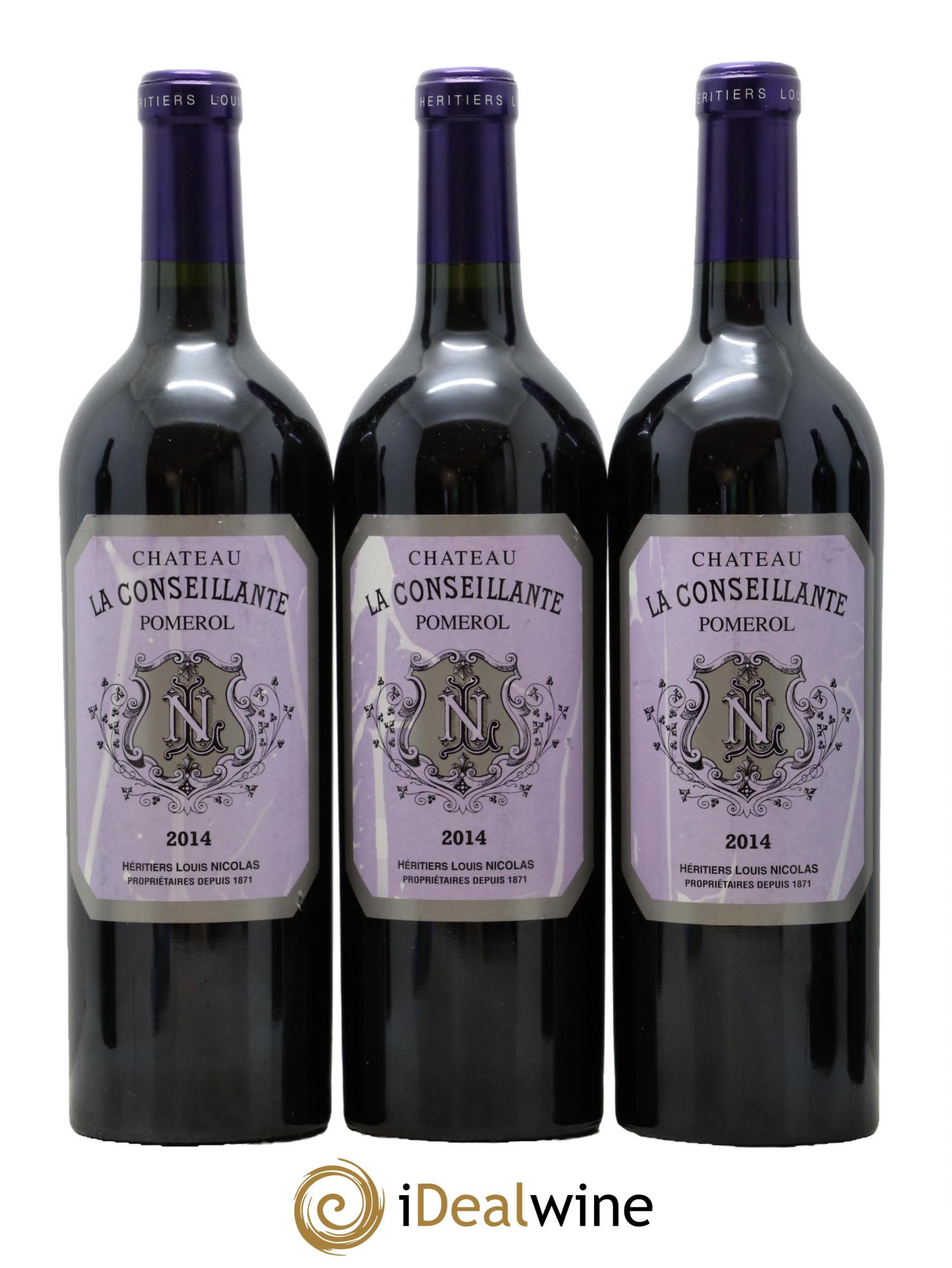 Château la Conseillante 2014 - Lot of 3 bottles - 0