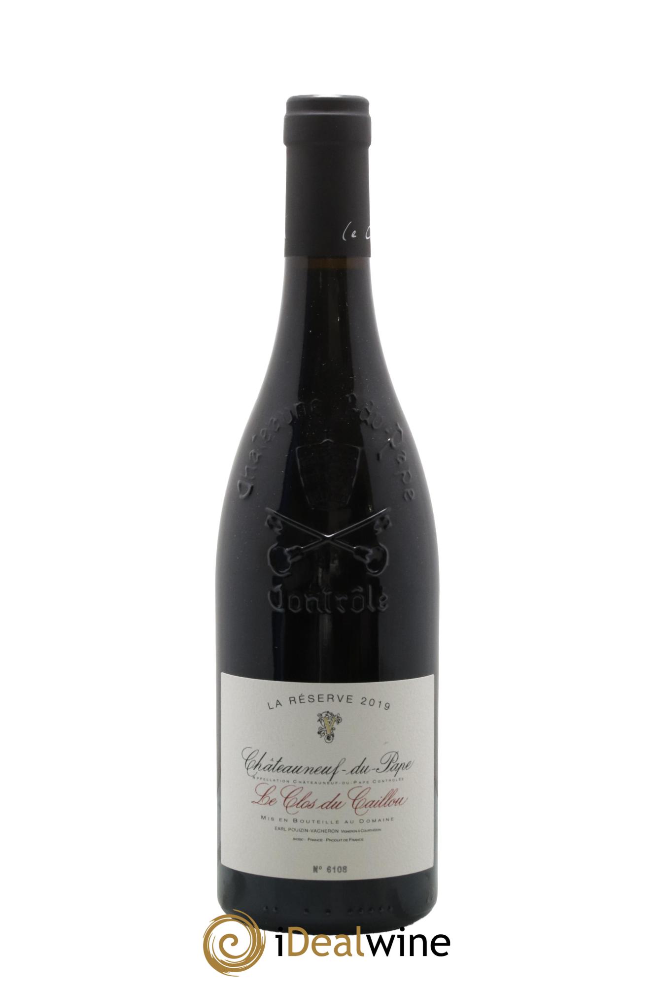 Châteauneuf-du-Pape Domaine Le Clos du Caillou Réserve Sylvie Vacheron 2019 - Lotto di 1 bottiglia - 0