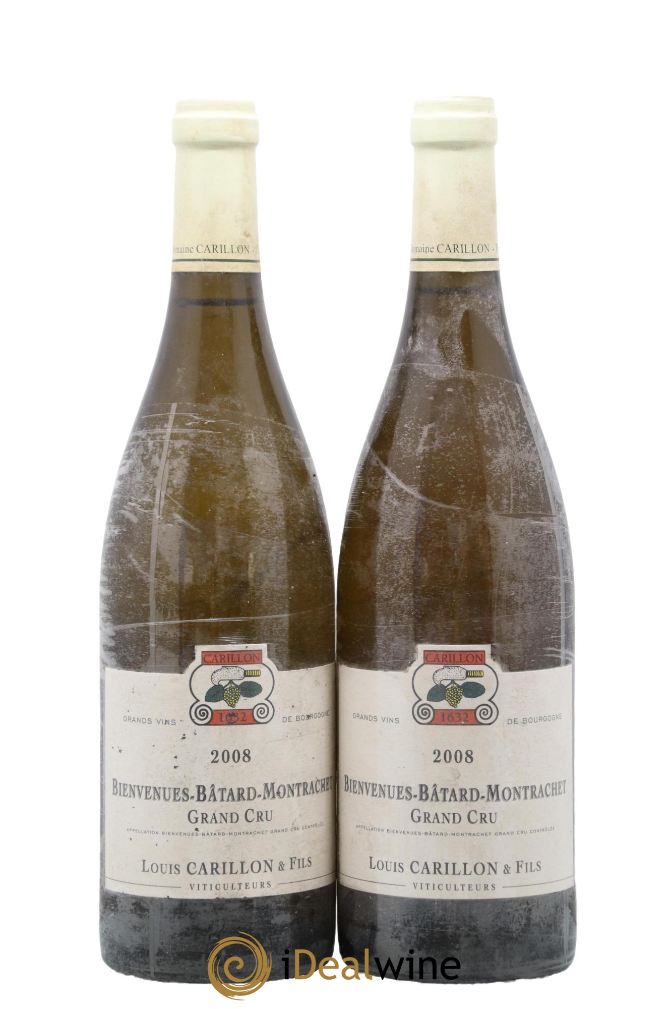 Bienvenues-Bâtard-Montrachet Grand Cru Louis Carillon & Fils 2008 - Lot de 2 bouteilles - 0