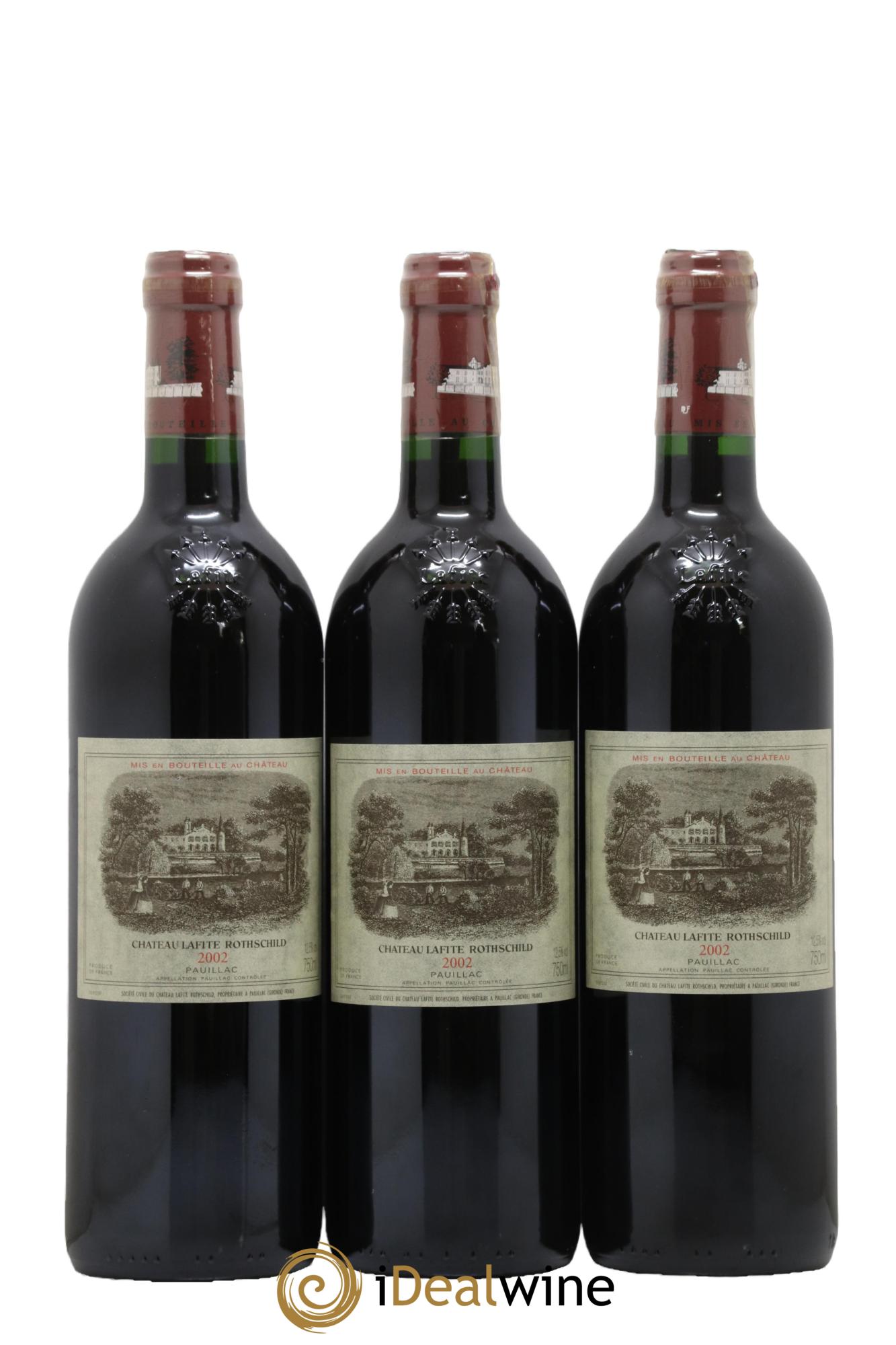 Château Lafite Rothschild 1er Grand Cru Classé 2002 - Posten von 6 Flaschen - 2