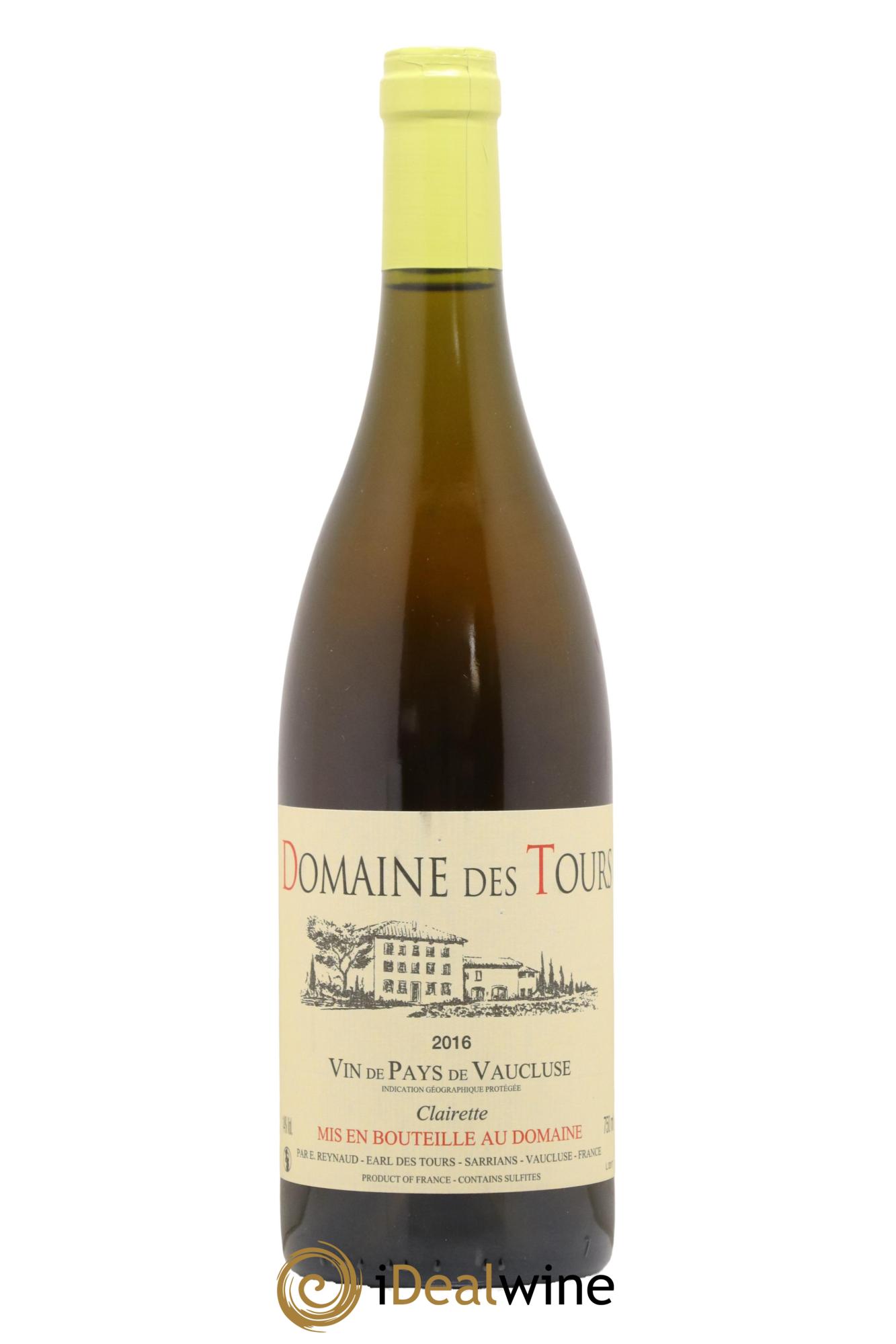 IGP Vaucluse (Vin de Pays de Vaucluse)  - Domaine des Tours Emmanuel Reynaud