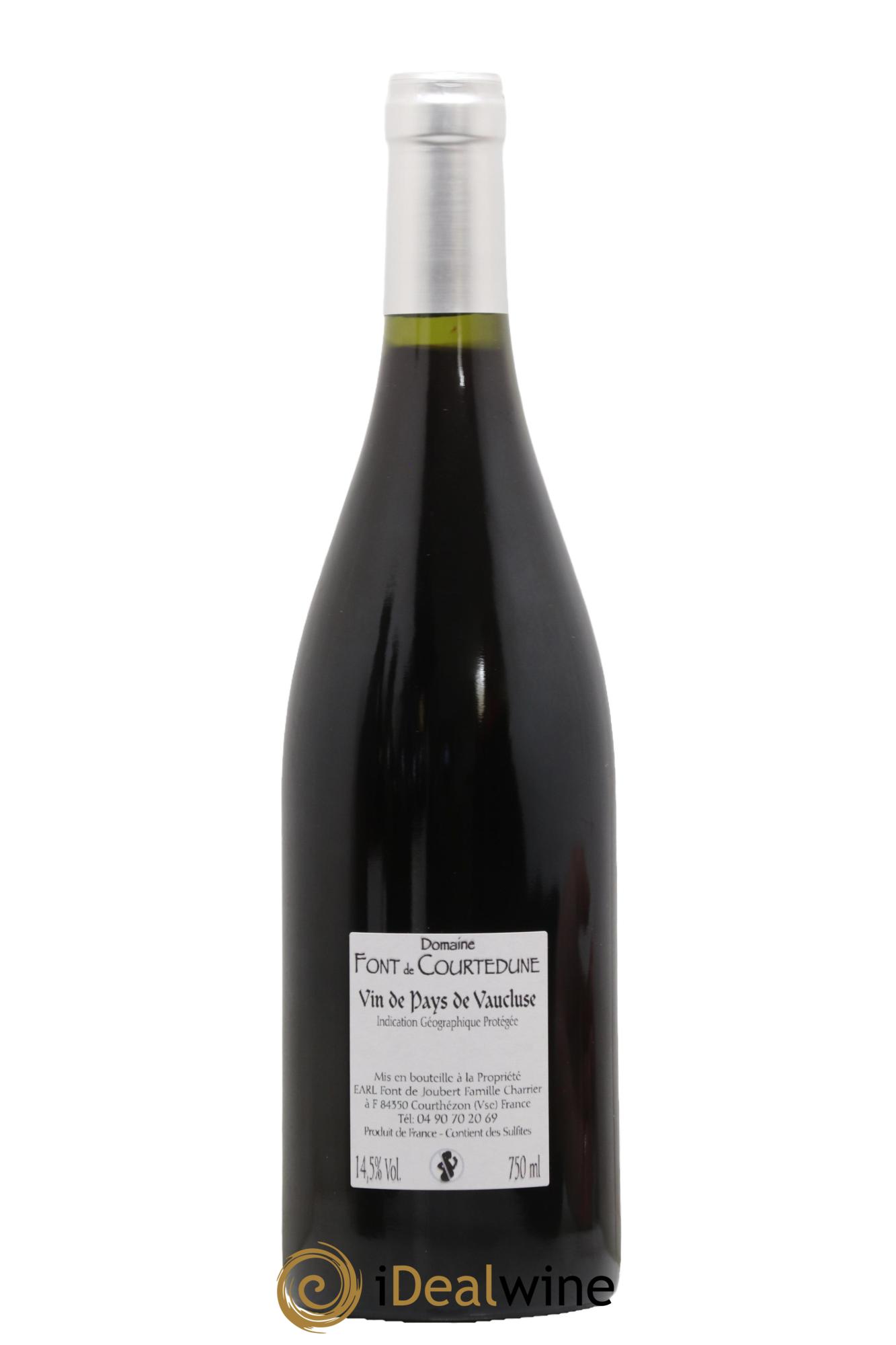 IGP Vaucluse Domaine Font de Courtedune 2019 - Lot de 1 bouteille - 1