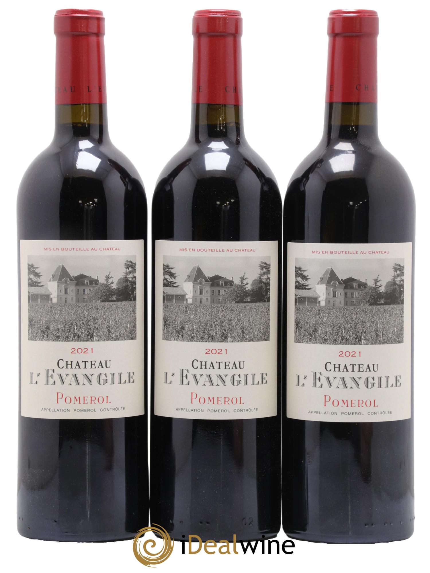 Château l' Évangile 2021 - Lot of 6 bottles - 1