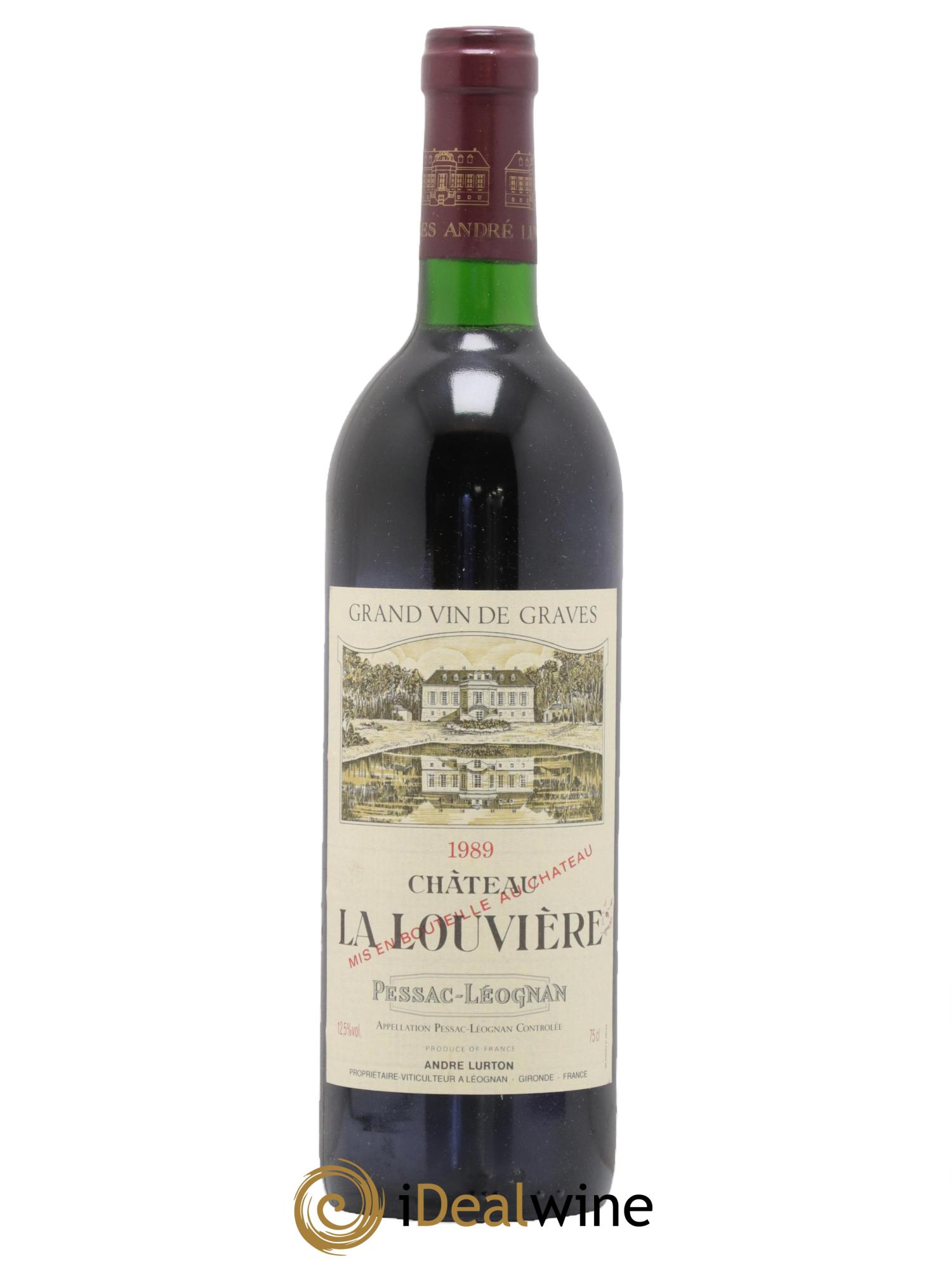 Château la Louvière 1989 - Lotto di 1 bottiglia - 0