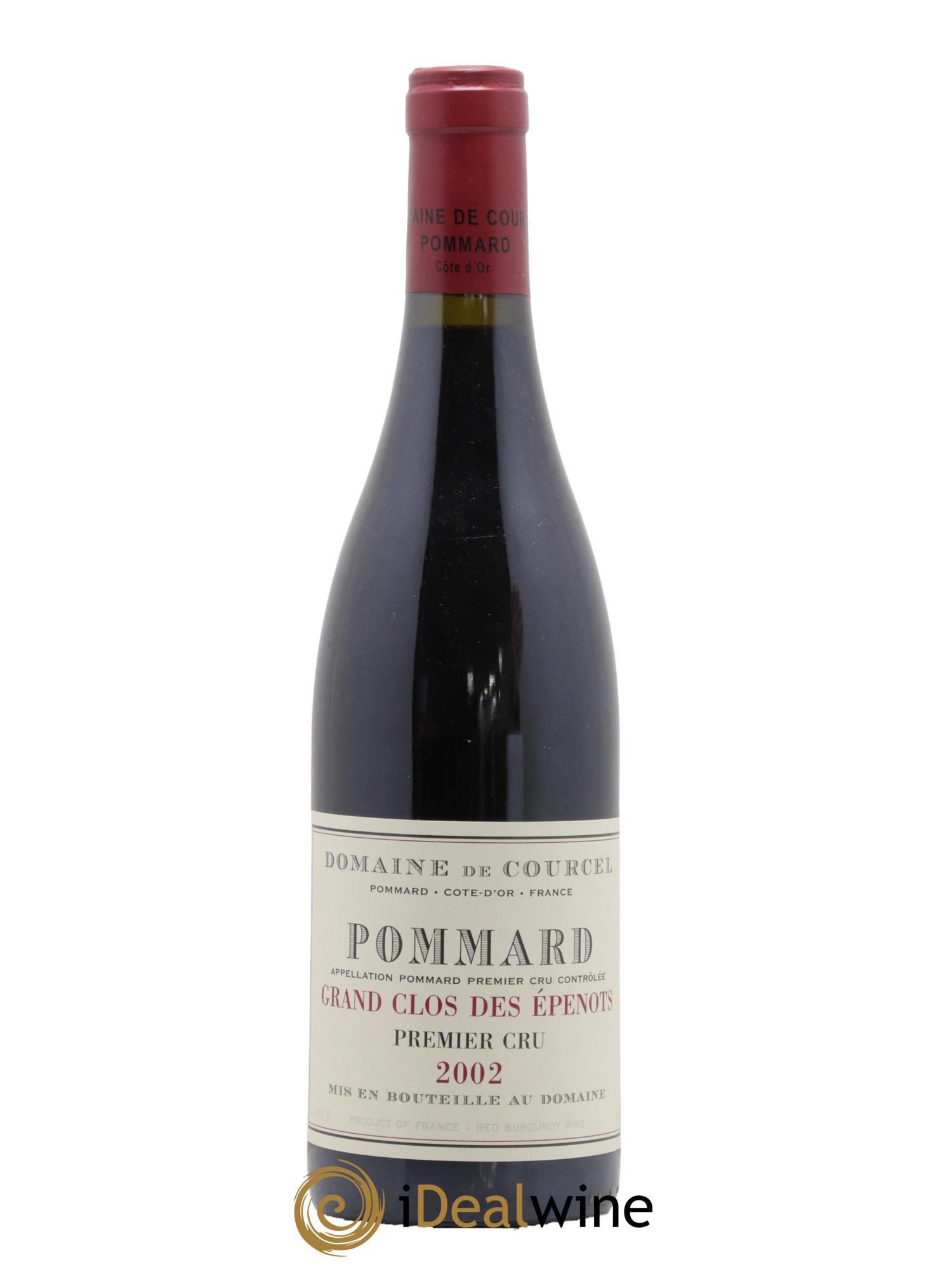 Pommard 1er Cru Grand Clos des Epenots de Courcel (Domaine) 2002 - Lotto di 1 bottiglia - 0