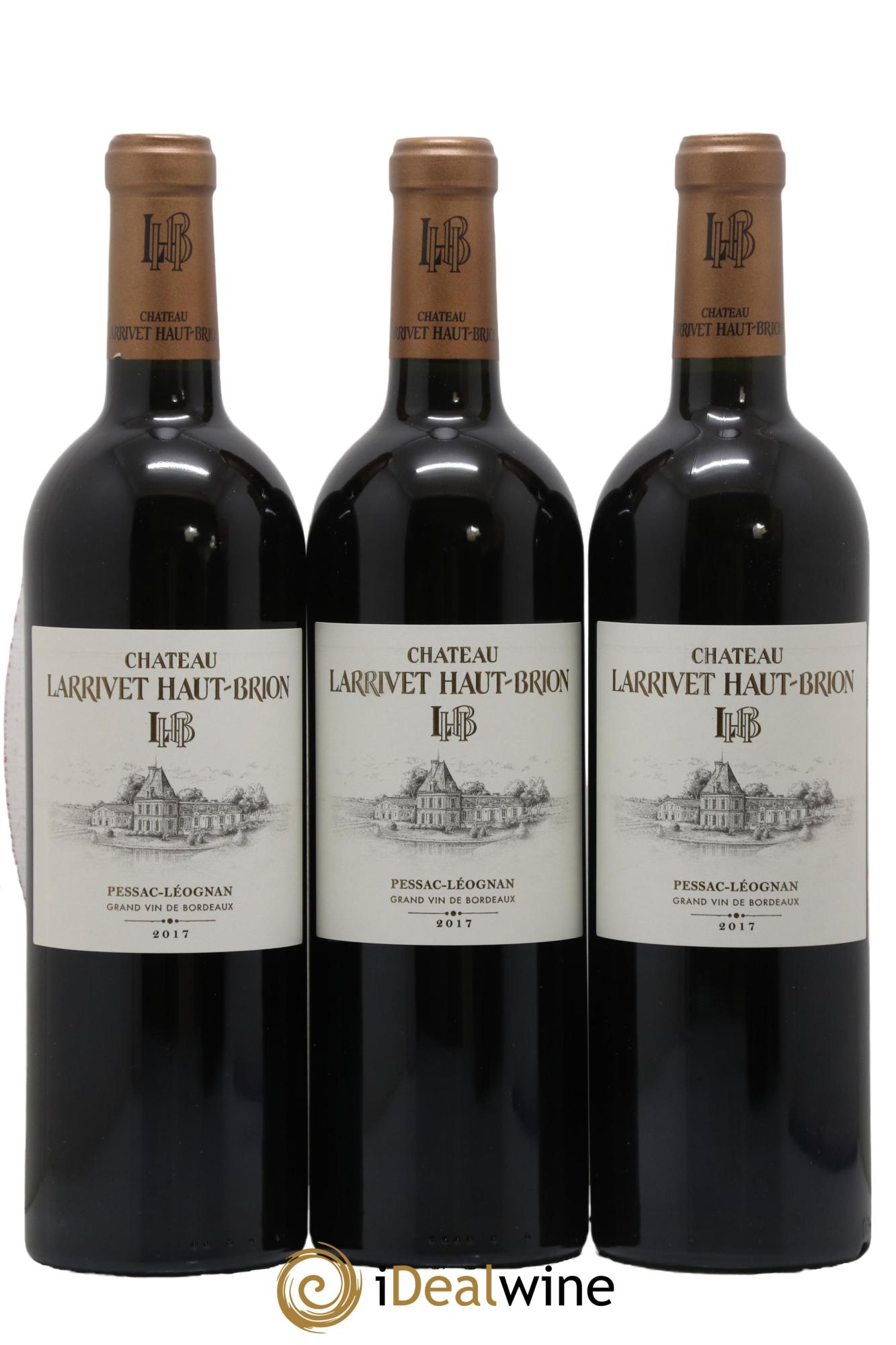 Château Larrivet Haut-Brion  2017 - Lot of 12 bottles - 4