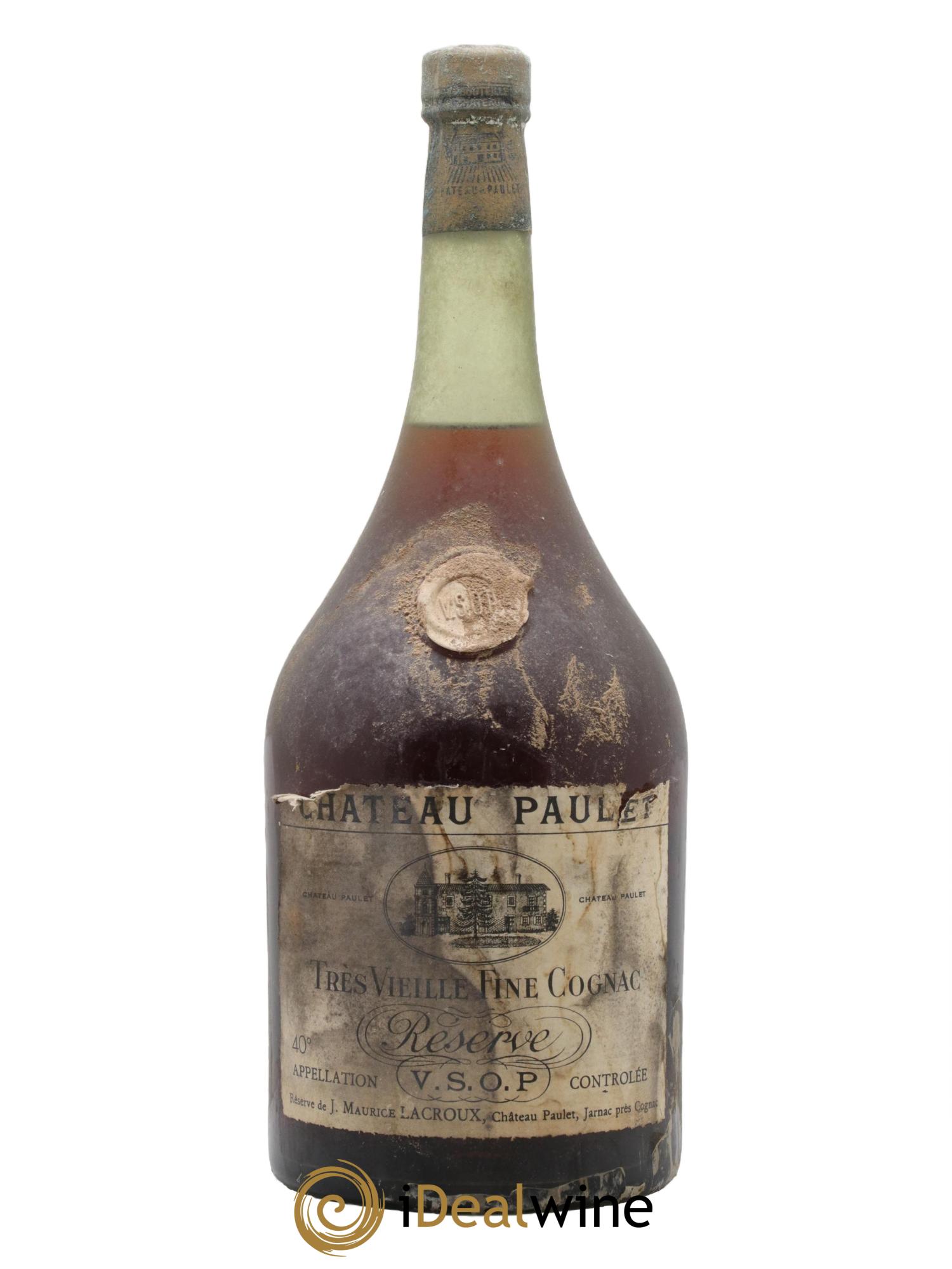 Cognac Tres Vieille Fine VSOP Reserve Chateau Paulet - Posten von 1 Magnum - 0