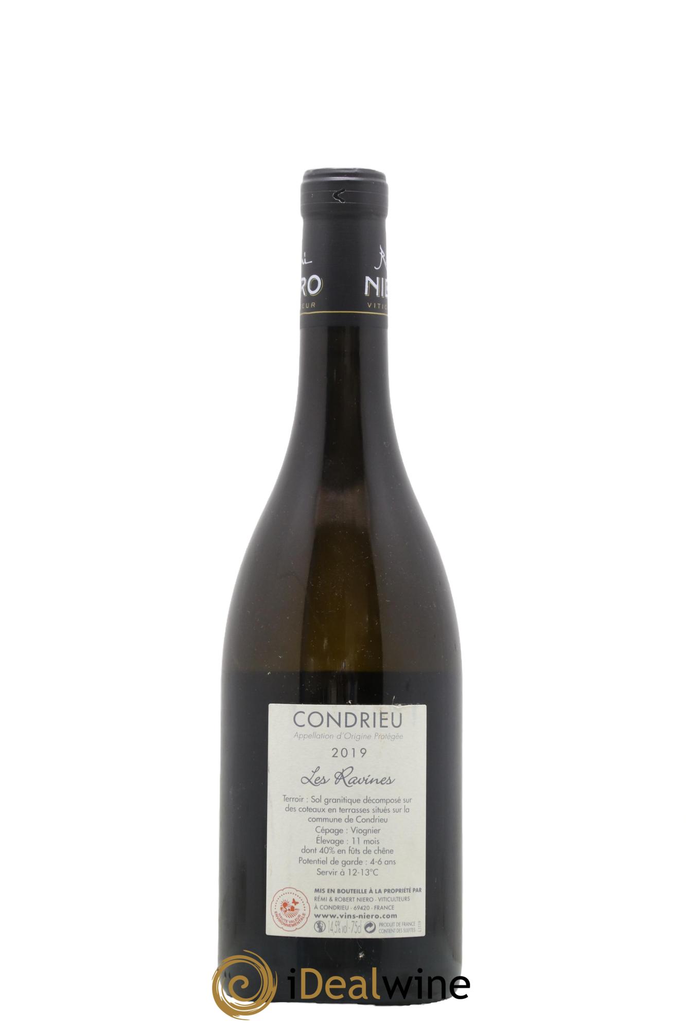 Condrieu Les Ravines Rémi Niero (Domaine) 2019 - Lotto di 1 bottiglia - 1